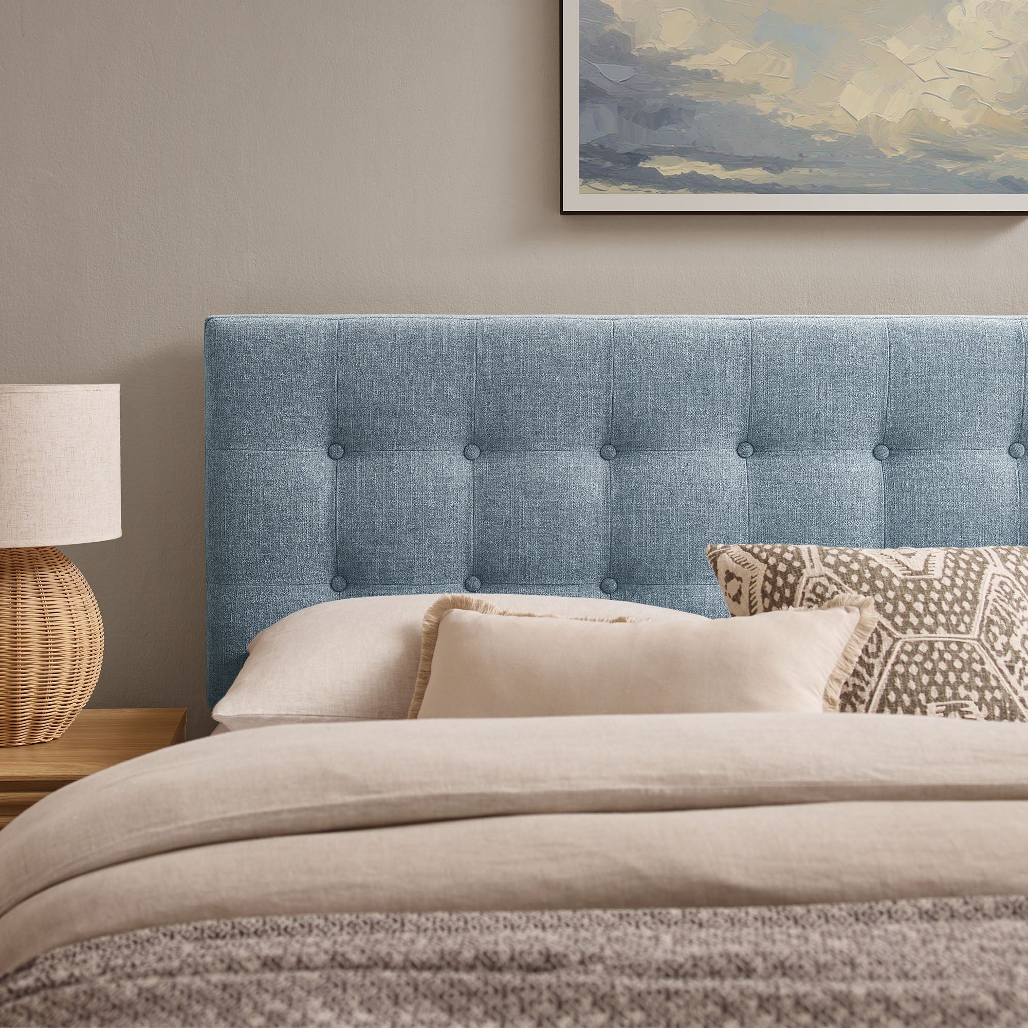Emily Fabric Upholstered Headboard