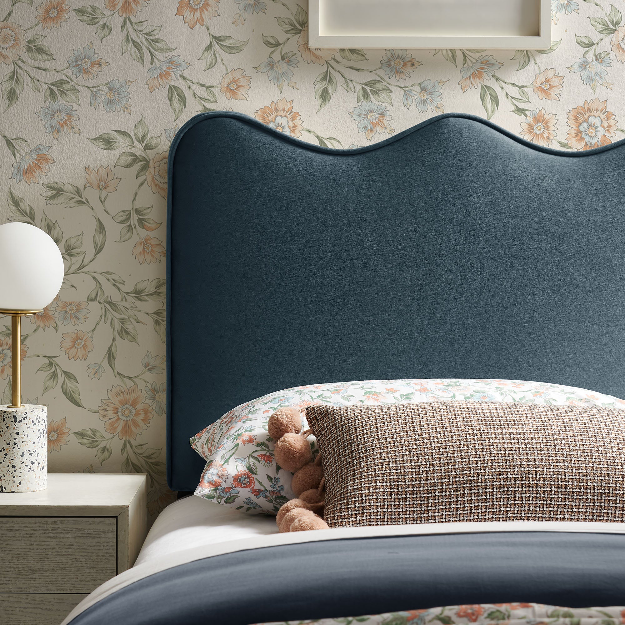Athena Stain-Resistant Performance Velvet Headboard