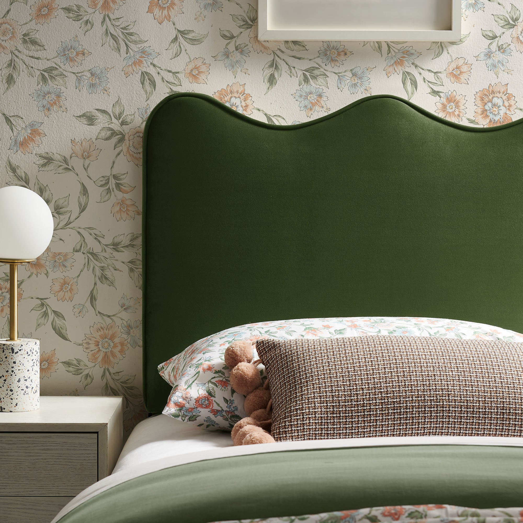 Athena Stain-Resistant Performance Velvet Headboard