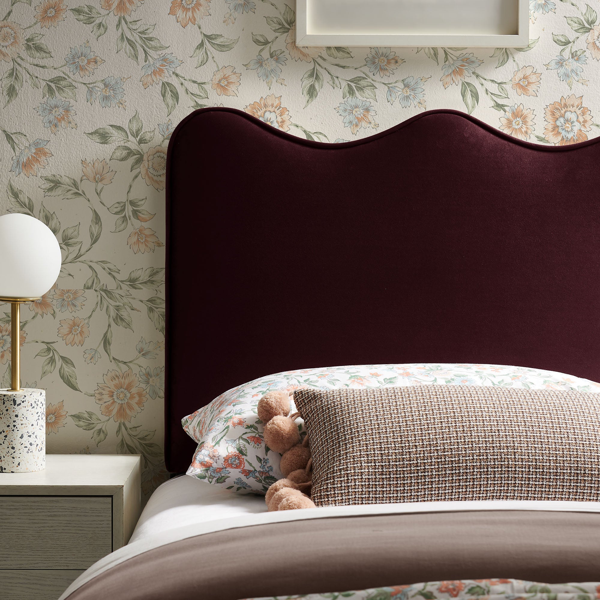 Athena Stain-Resistant Performance Velvet Headboard