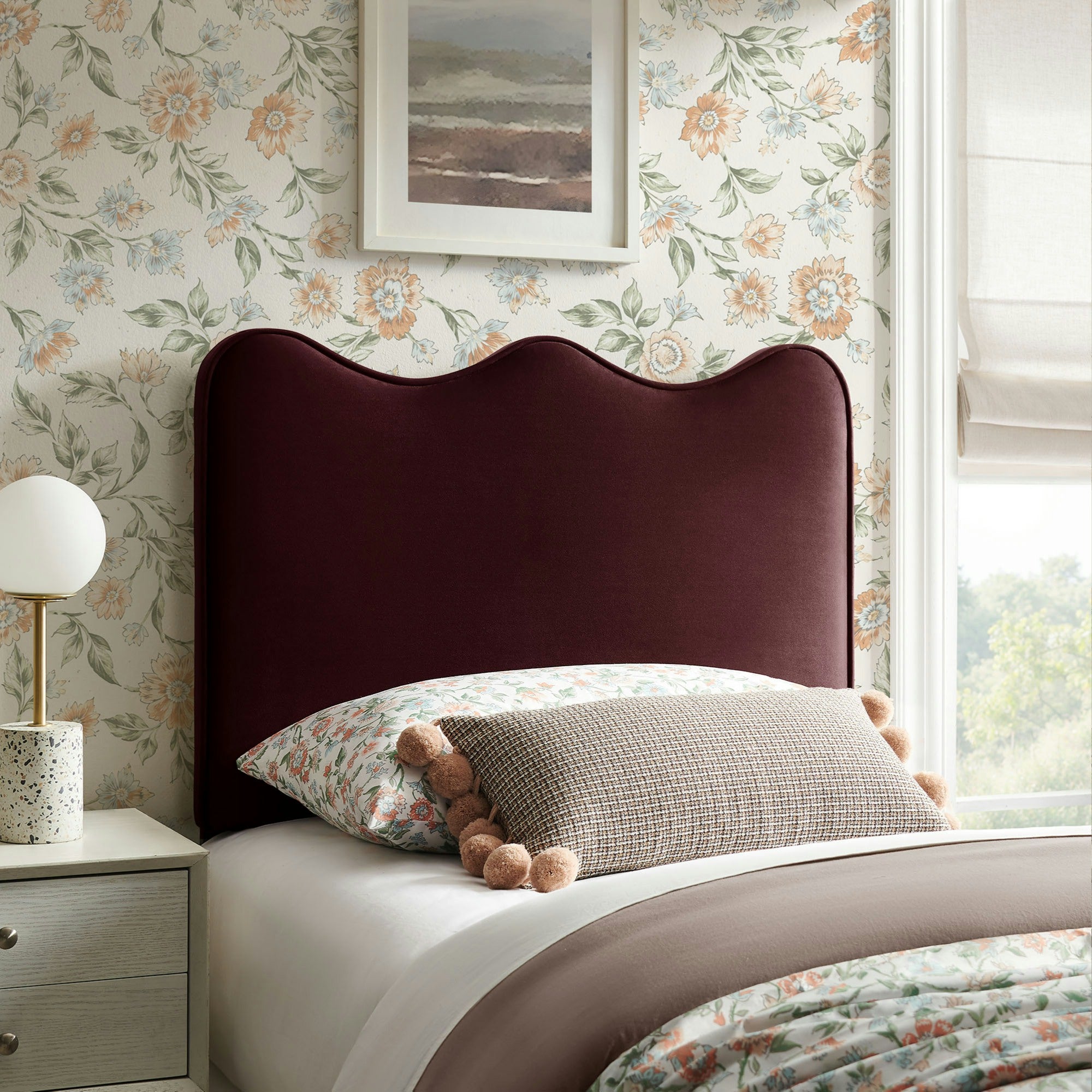 Athena Stain-Resistant Performance Velvet Headboard