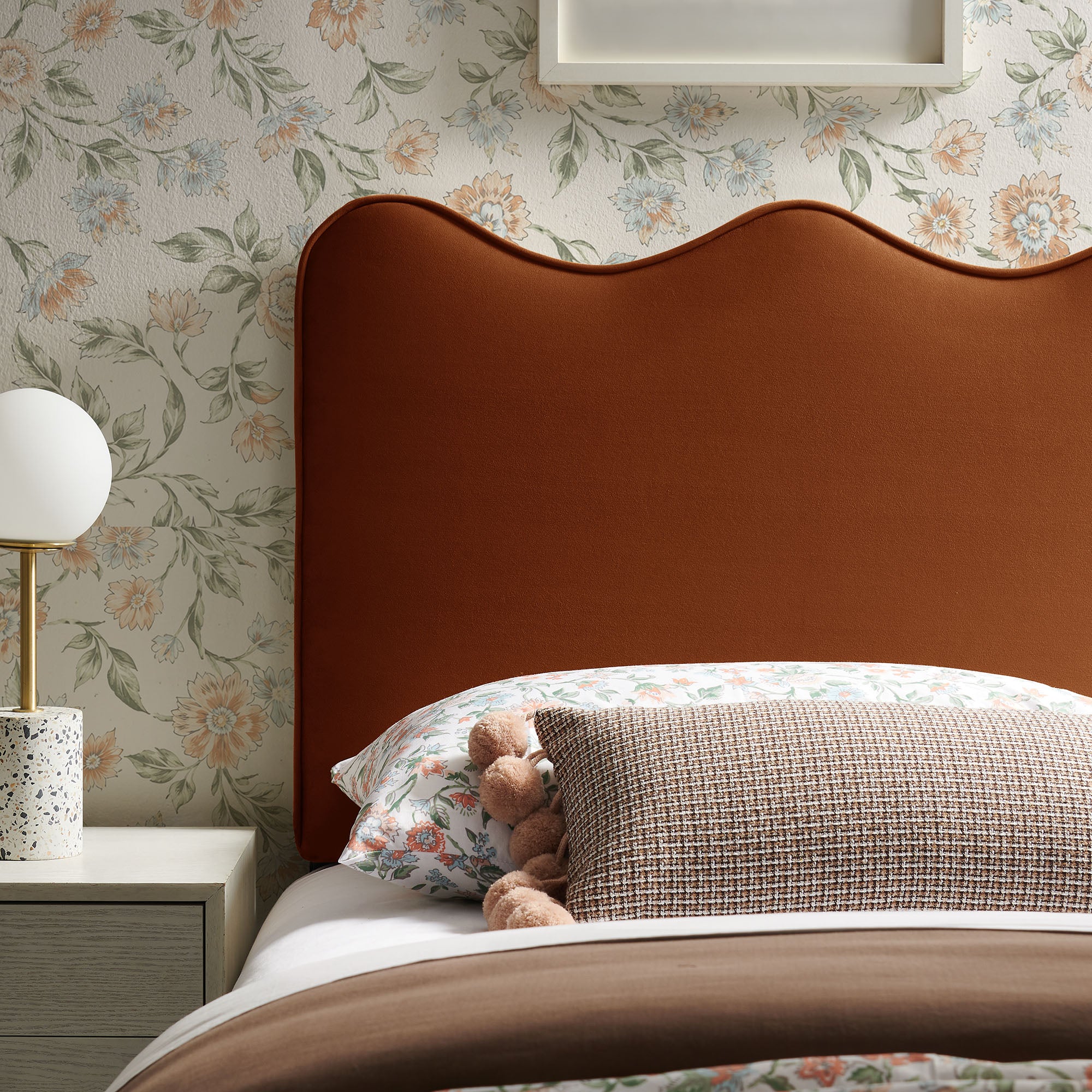 Athena Stain-Resistant Performance Velvet Headboard