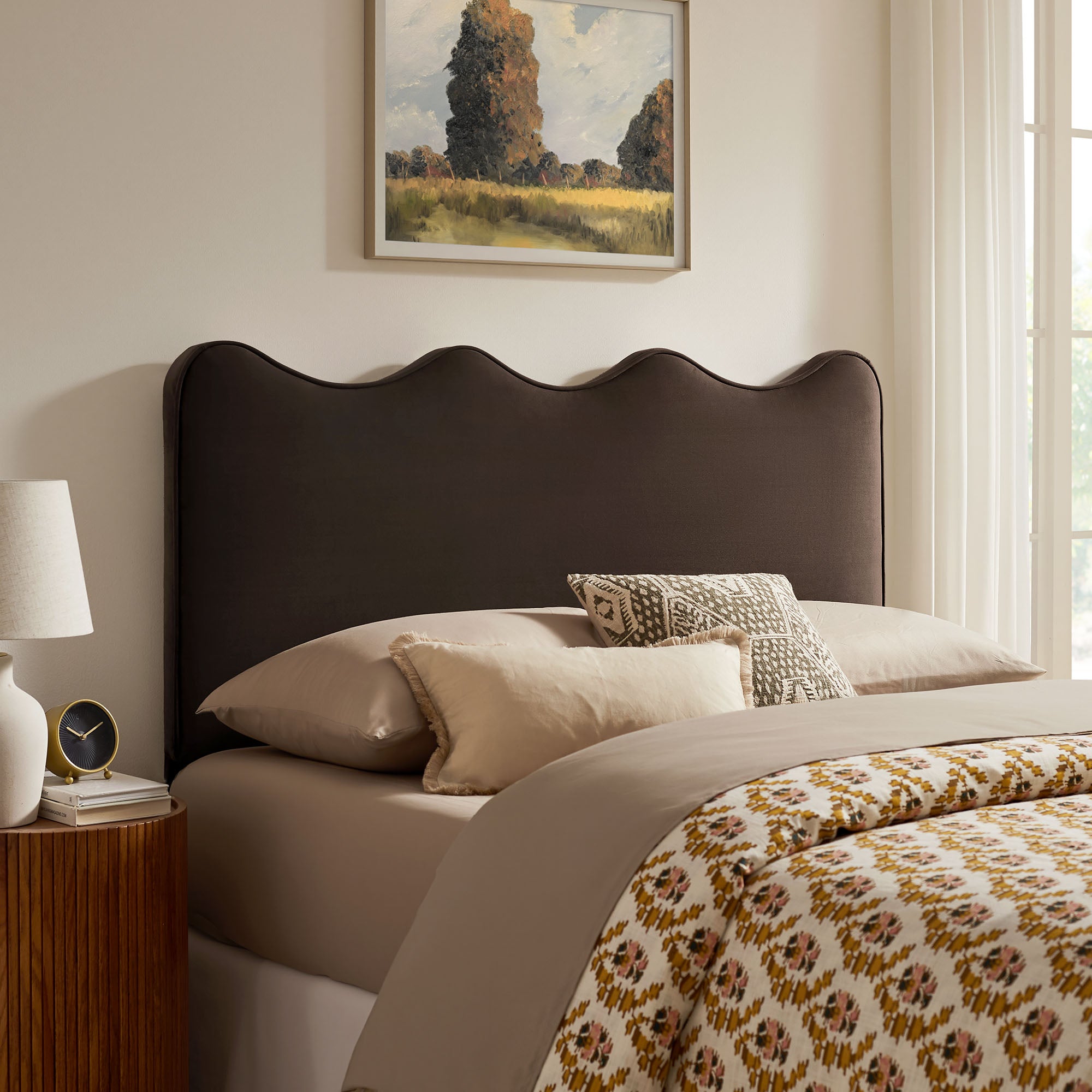 Athena Stain-Resistant Performance Velvet Headboard