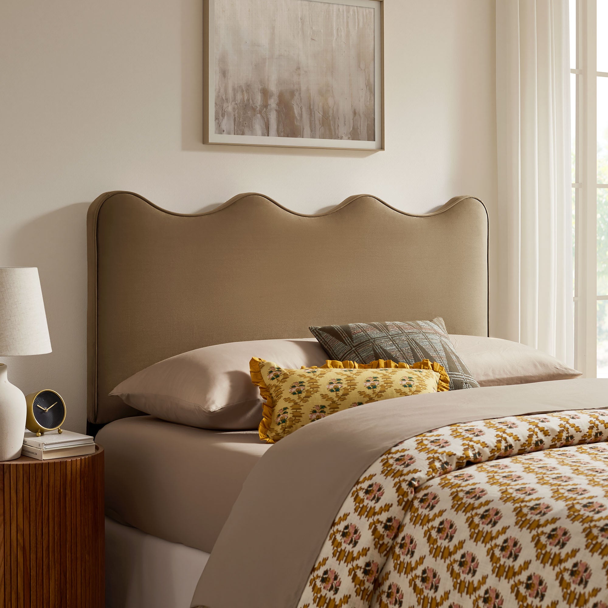 Athena Stain-Resistant Performance Velvet Headboard