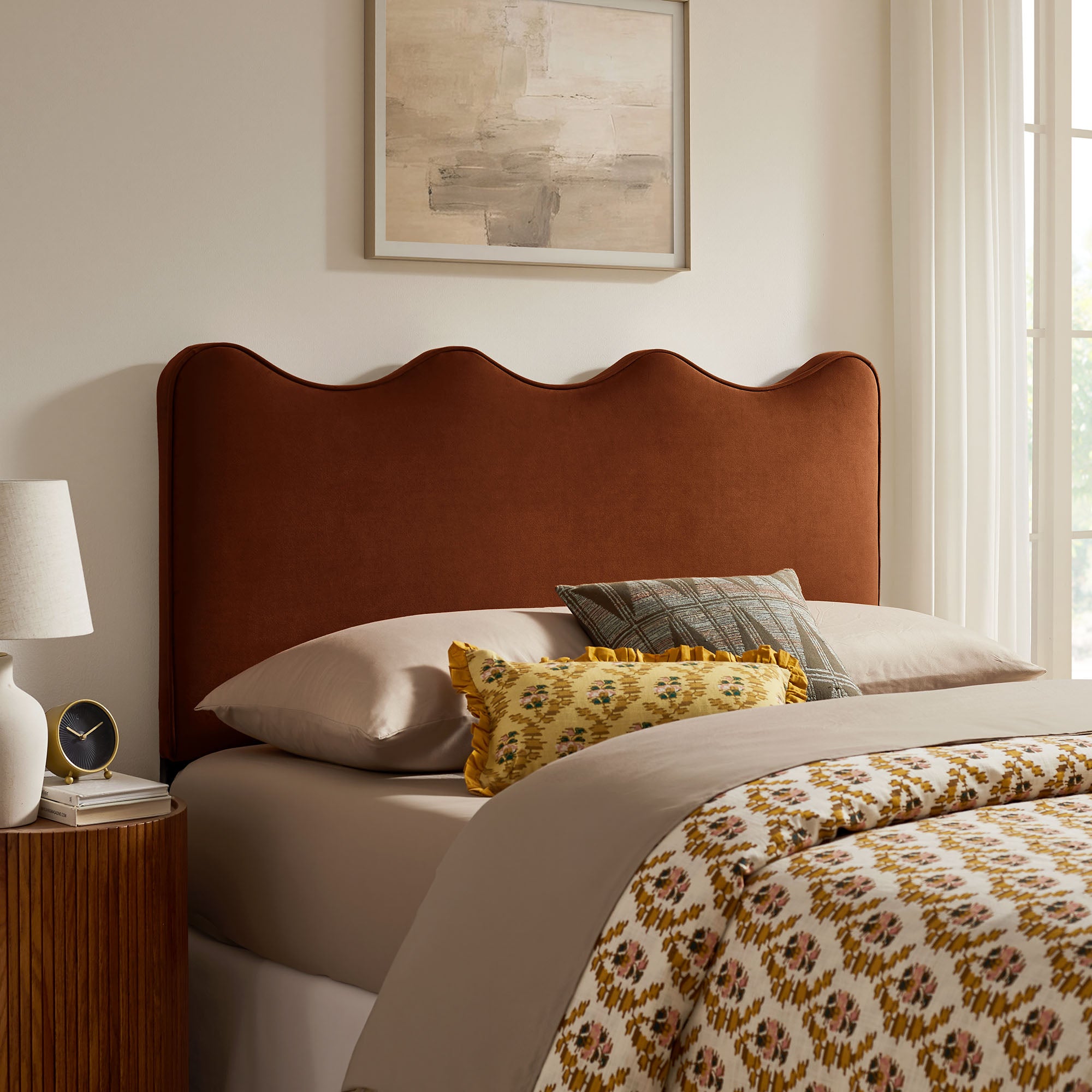 Athena Stain-Resistant Performance Velvet Headboard