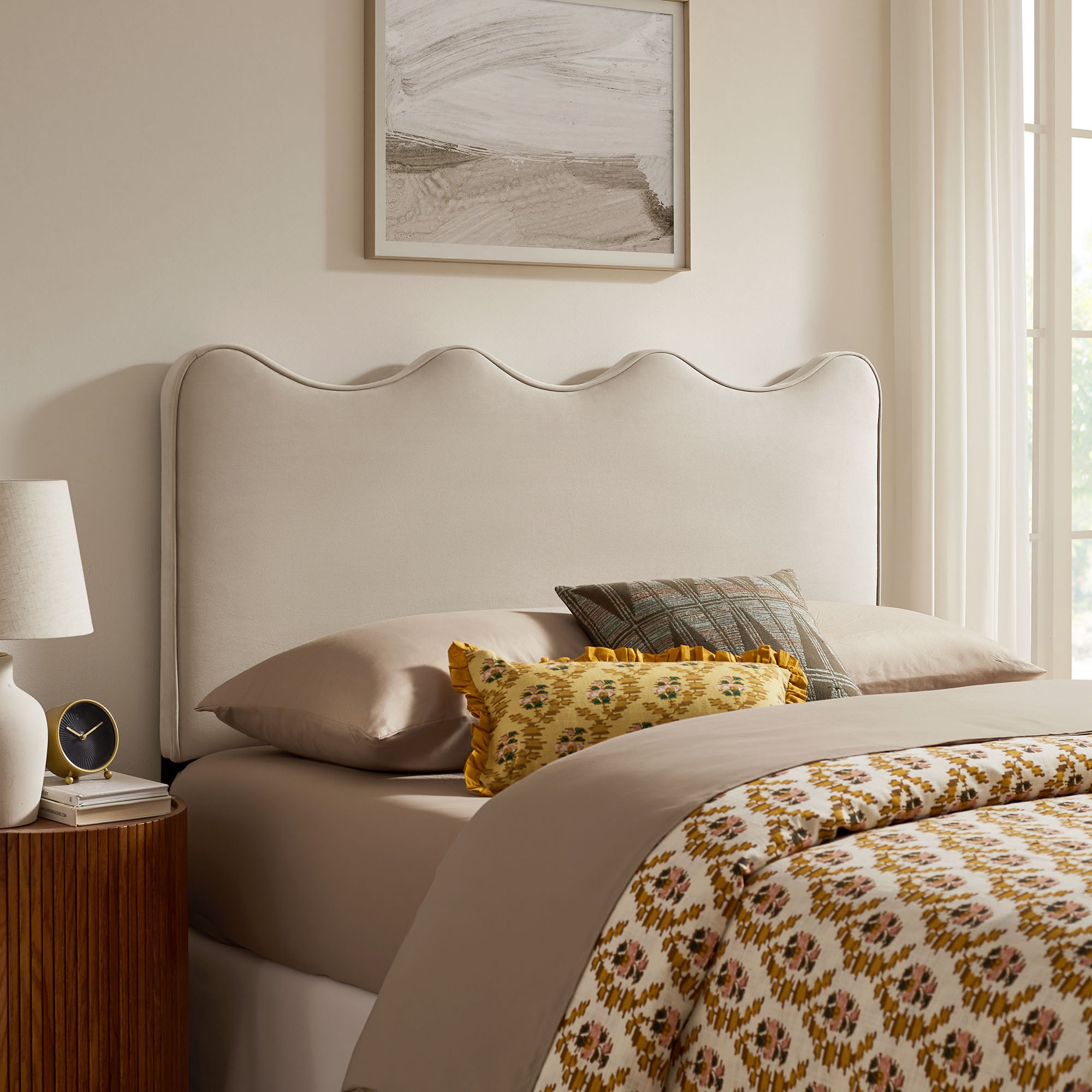 Athena Stain-Resistant Performance Velvet Headboard