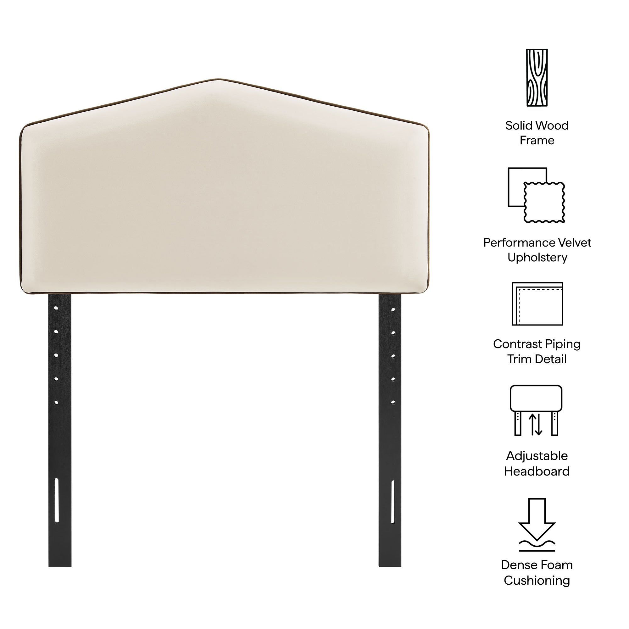 Cosette Performance Velvet Size Headboard