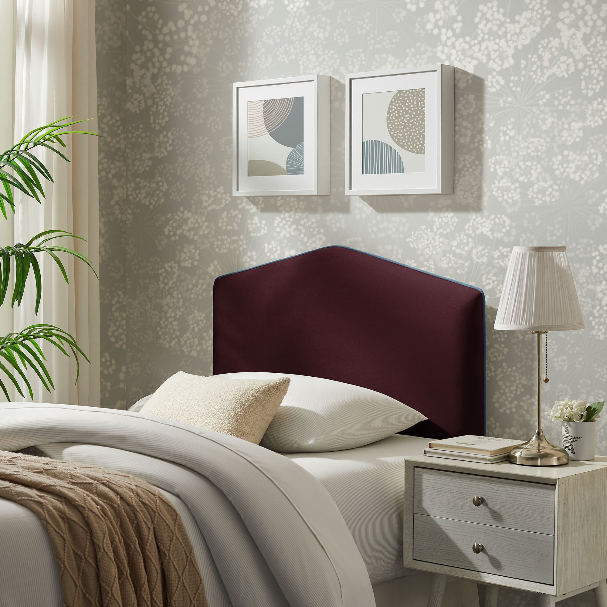 Cosette Performance Velvet Size Headboard