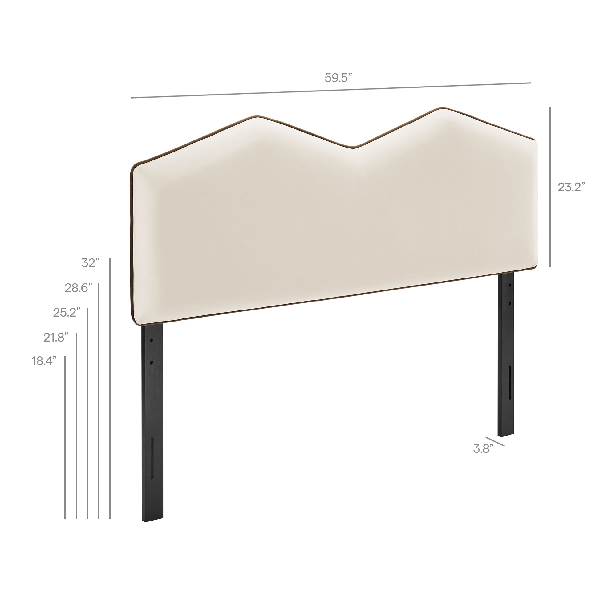 Cosette Performance Velvet Size Headboard