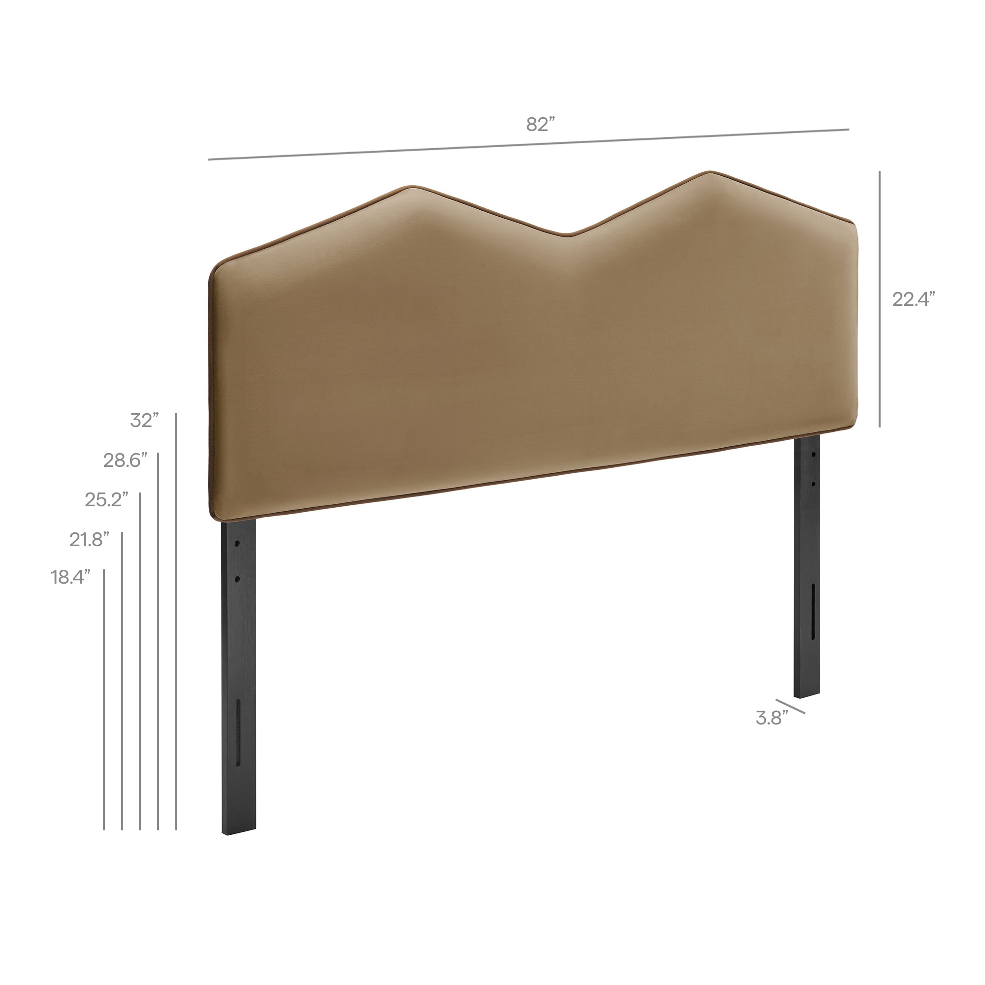 Cosette Performance Velvet Size Headboard