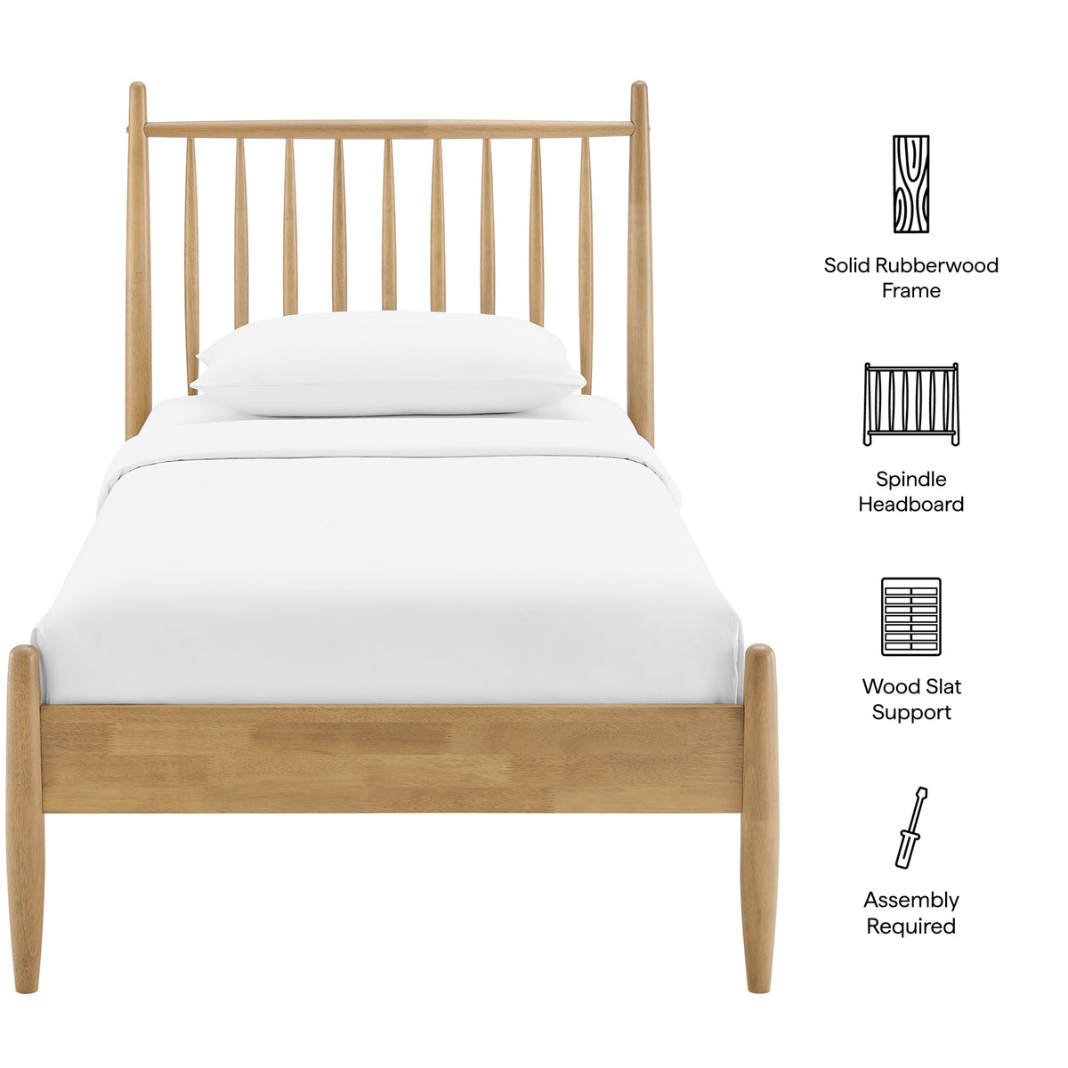 Zane Spindle Bed Frame