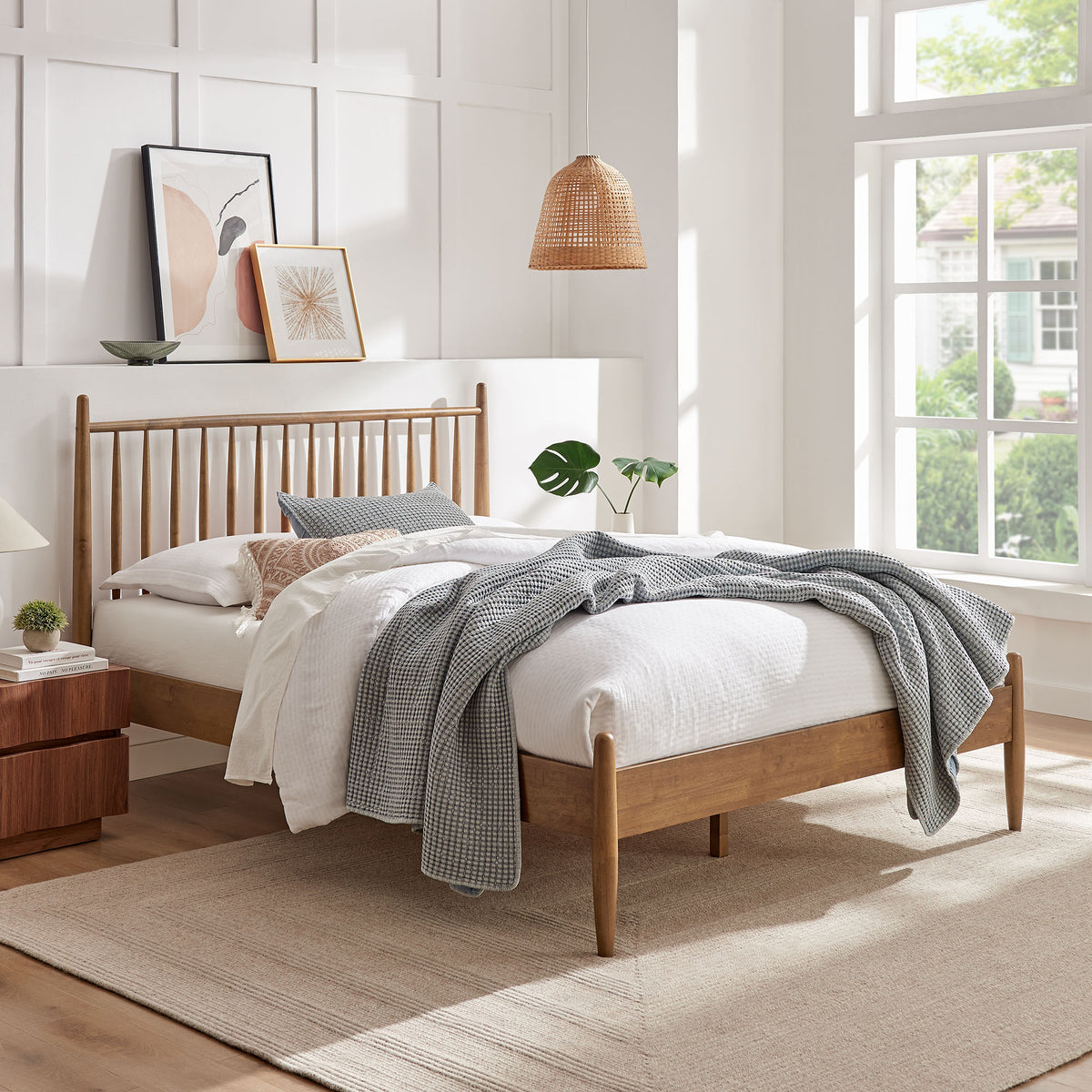 Zane Spindle Bed Frame