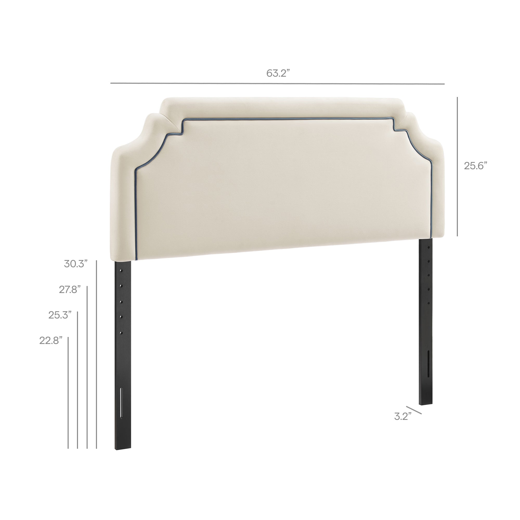 Magnolia Stain-Resistant Performance Velvet Headboard