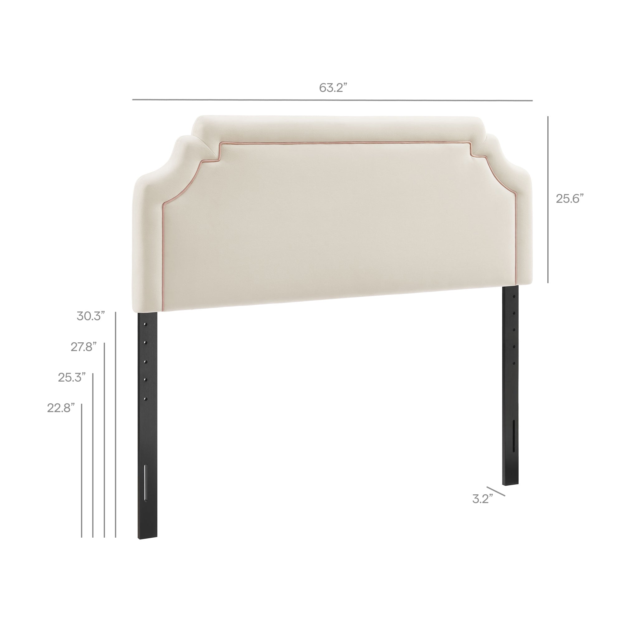 Magnolia Stain-Resistant Performance Velvet Headboard