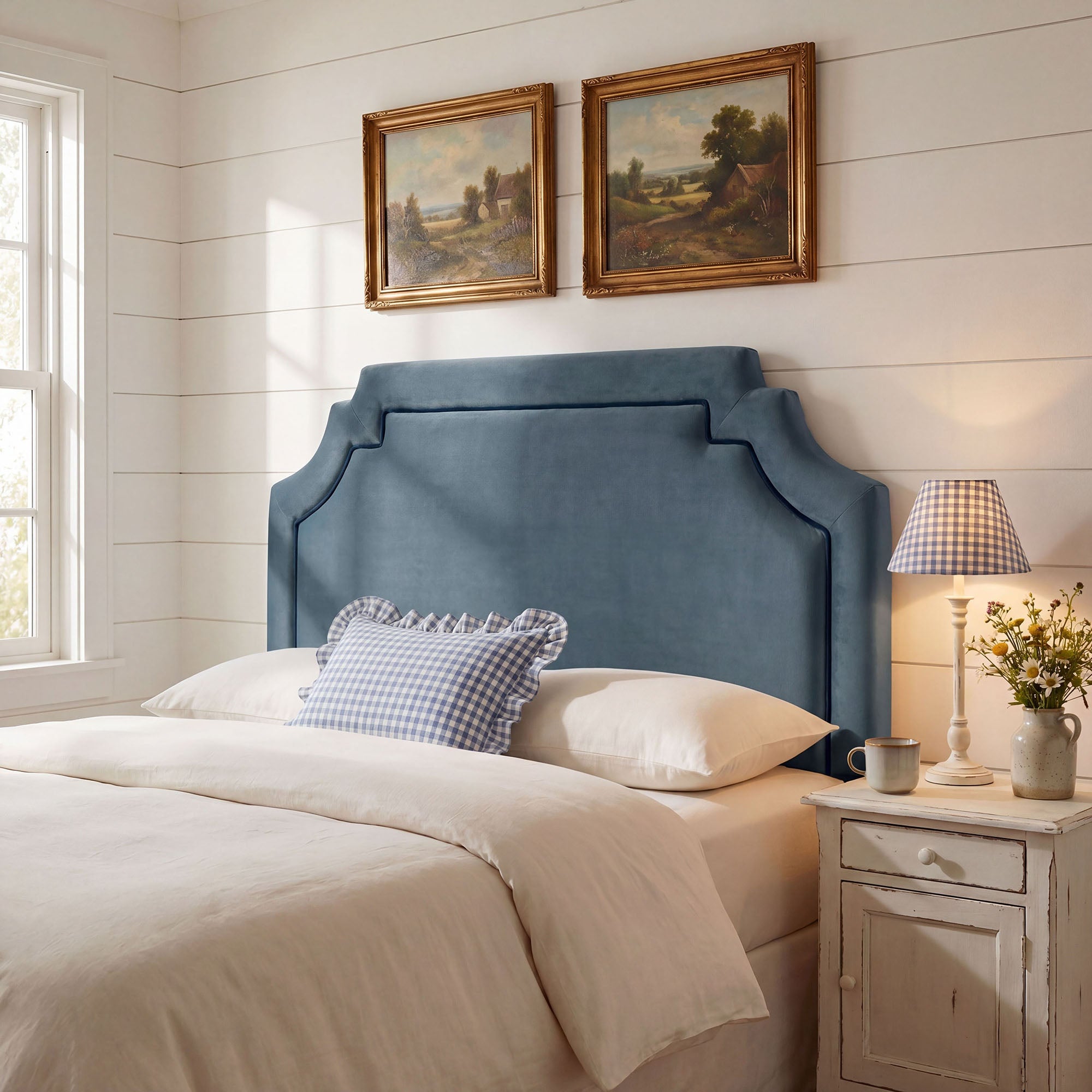 Magnolia Stain-Resistant Performance Velvet Headboard