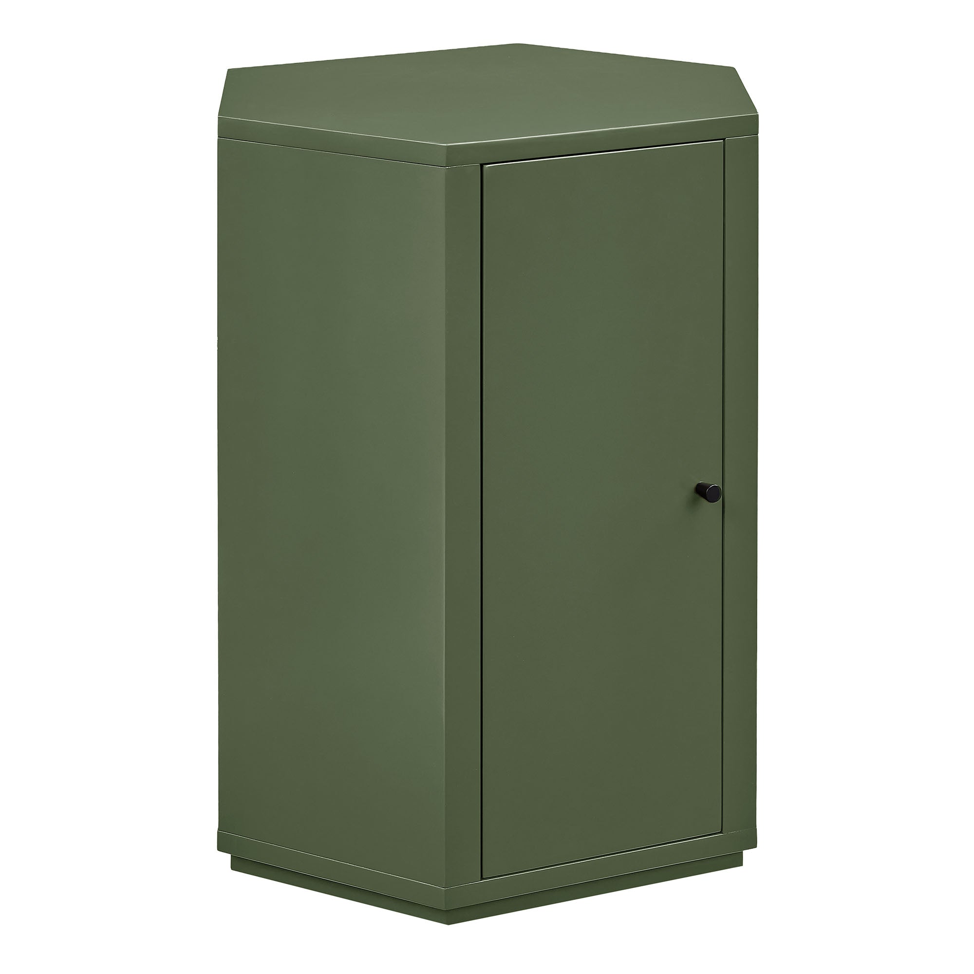 Kade Faceted Semi-Gloss Side Table