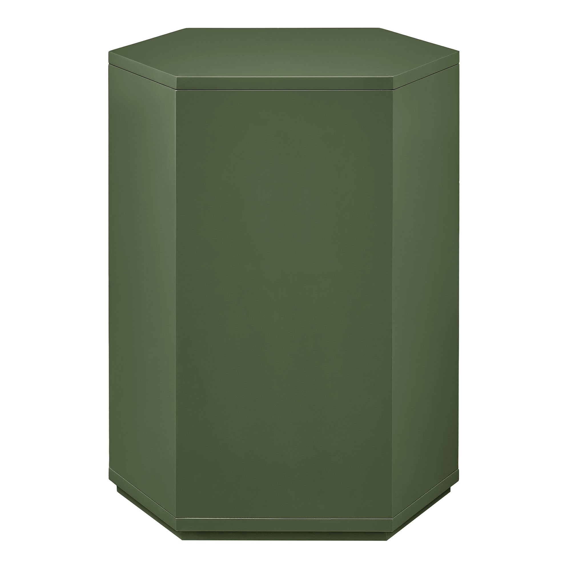 Kade Faceted Semi-Gloss Side Table