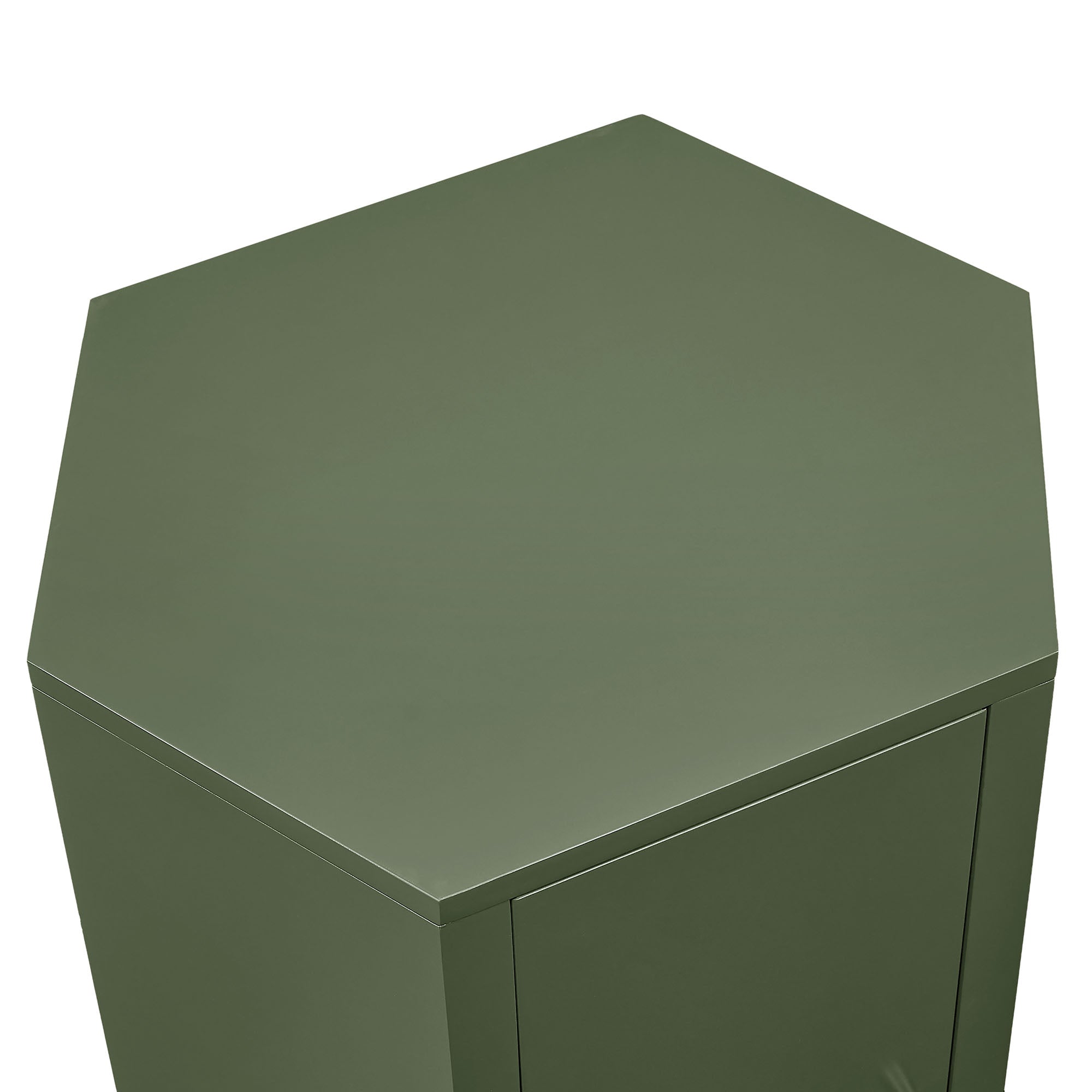 Kade Faceted Semi-Gloss Side Table