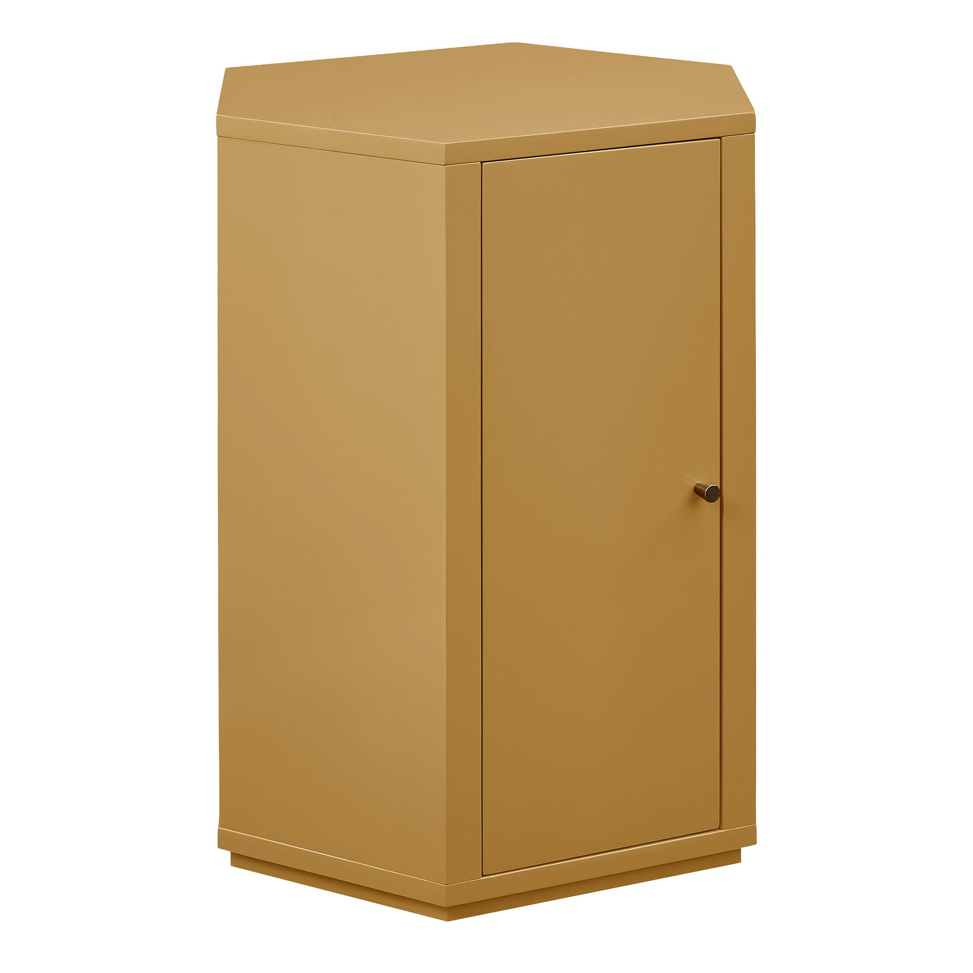 Kade Faceted Semi-Gloss Side Table