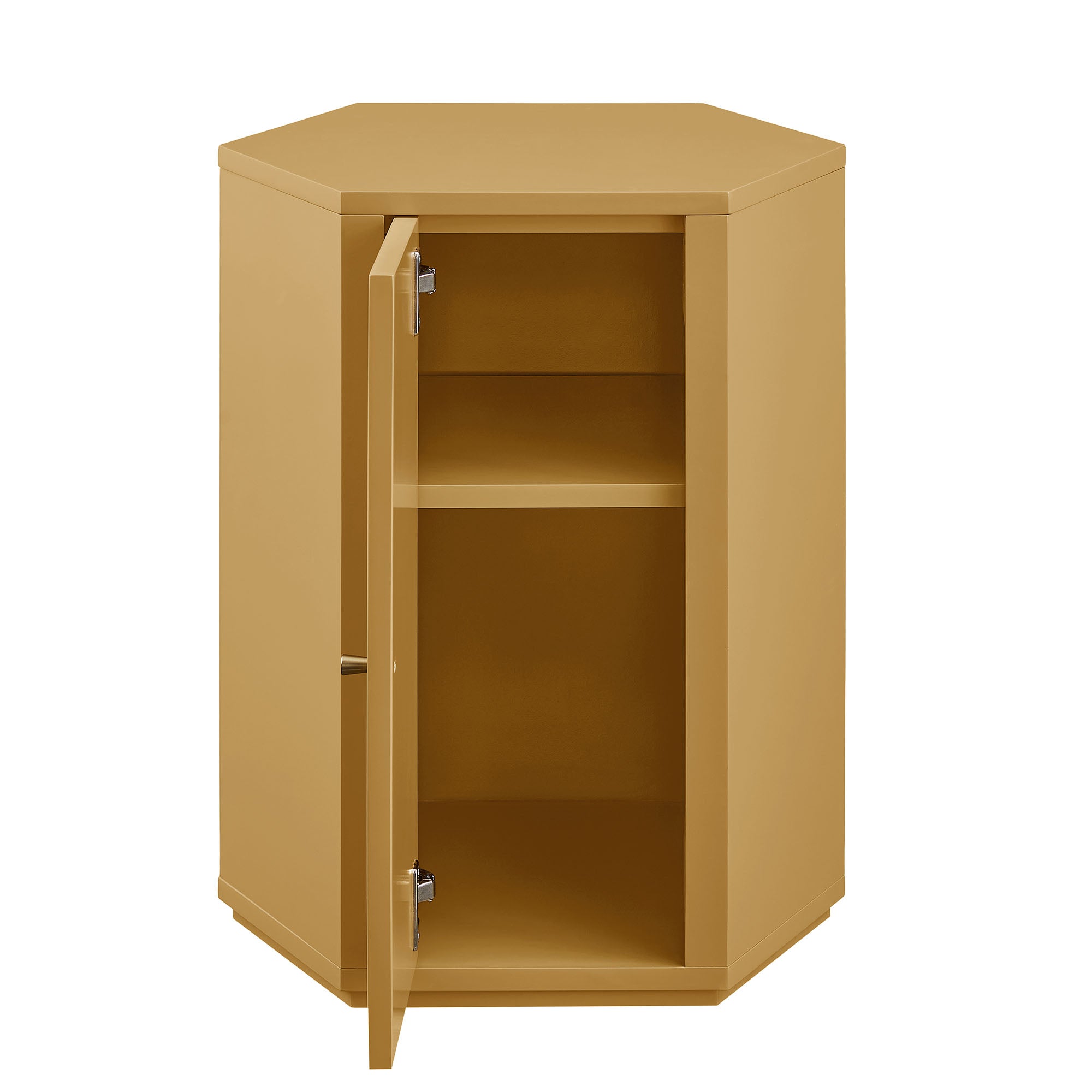 Kade Faceted Semi-Gloss Side Table