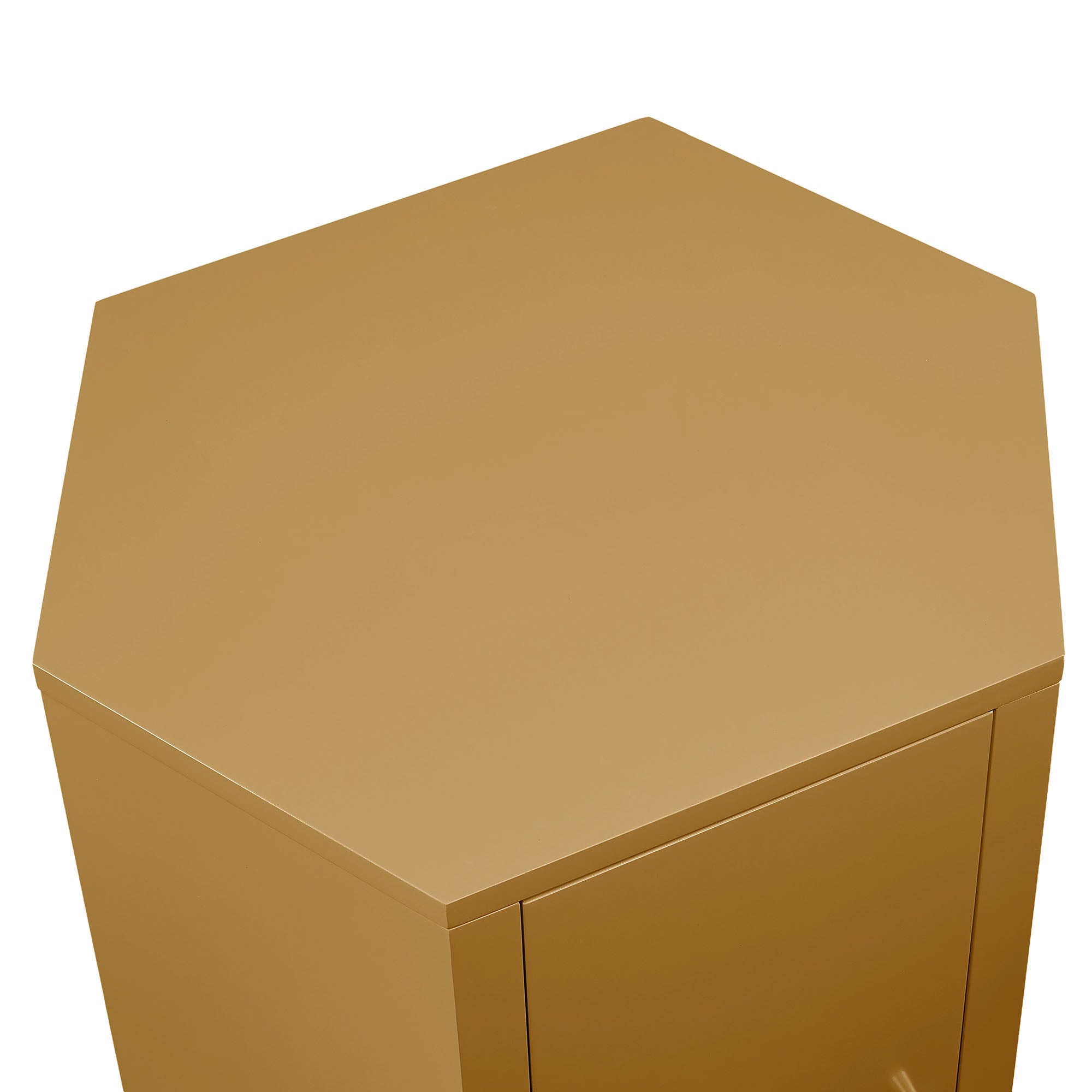Kade Faceted Semi-Gloss Side Table