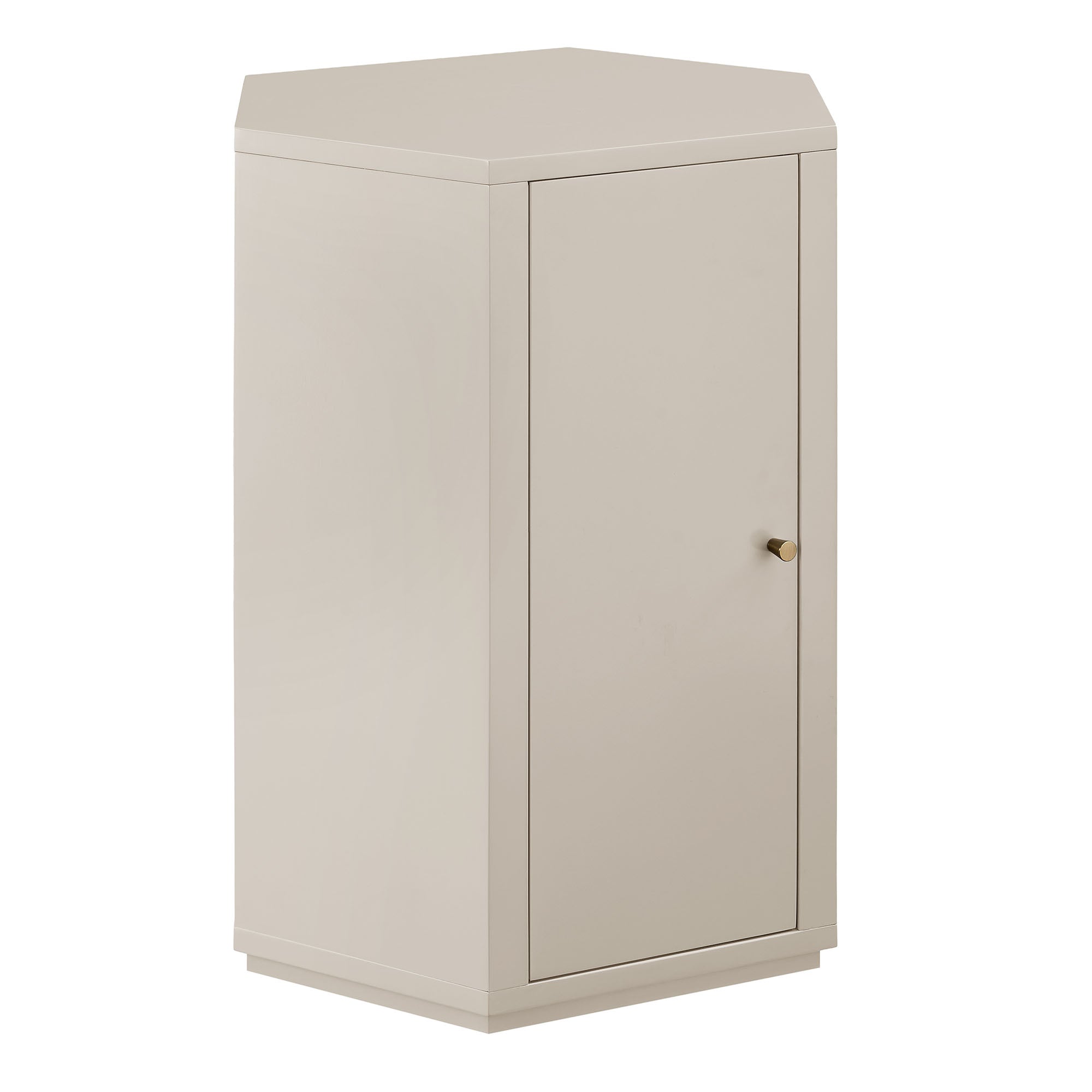 Kade Faceted Semi-Gloss Side Table