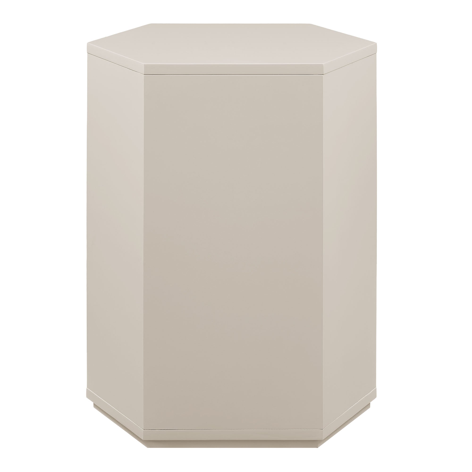 Kade Faceted Semi-Gloss Side Table