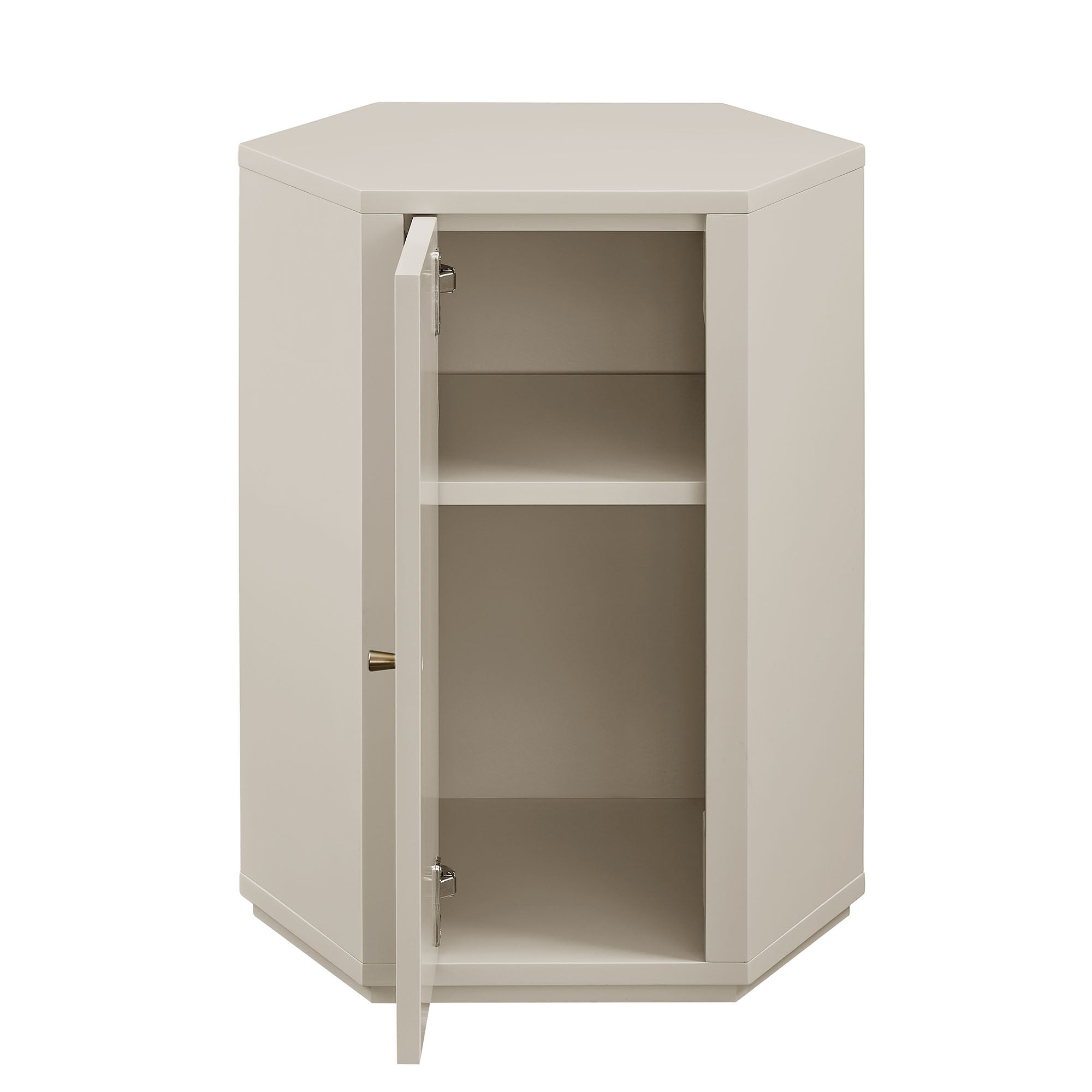Kade Faceted Semi-Gloss Side Table