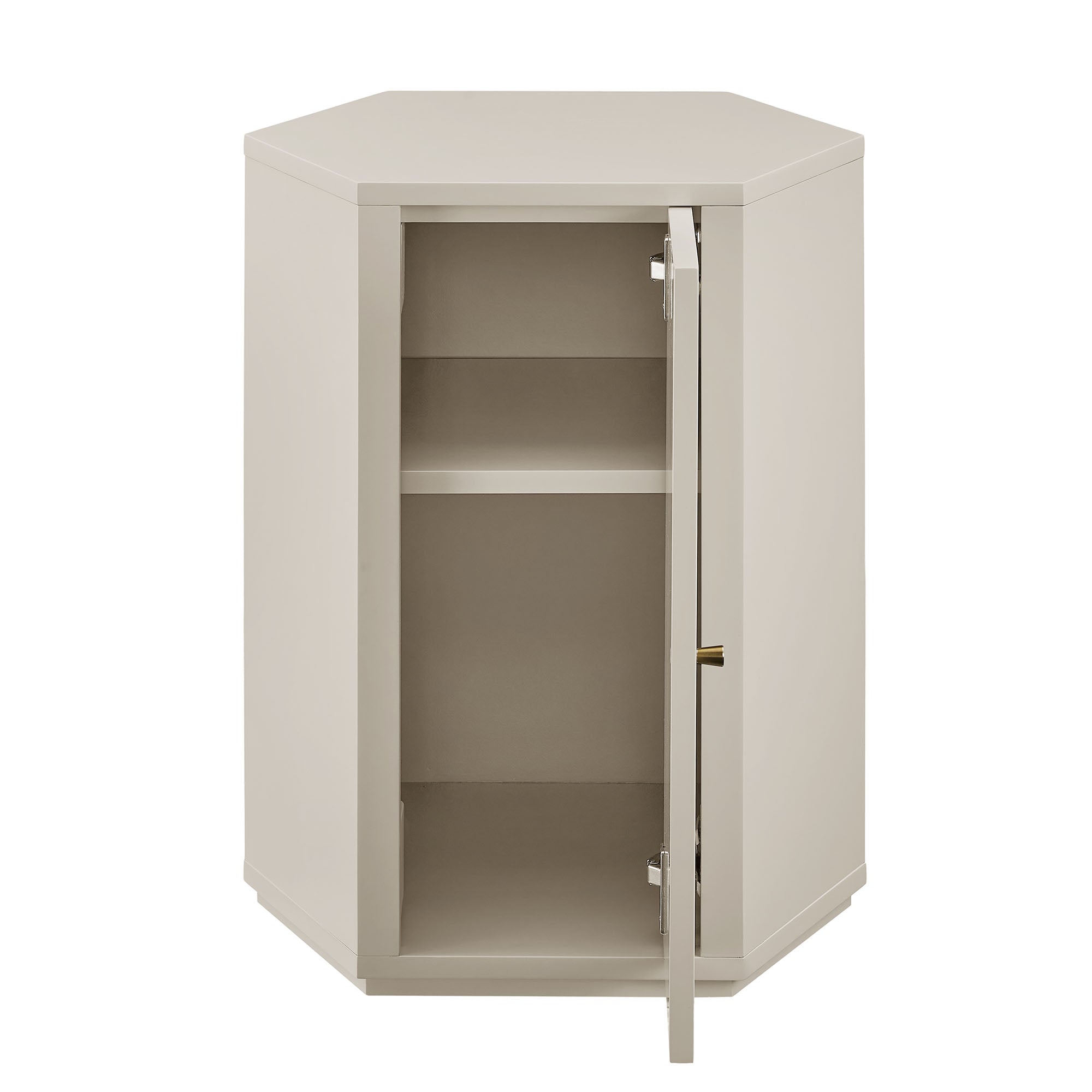 Kade Faceted Semi-Gloss Side Table