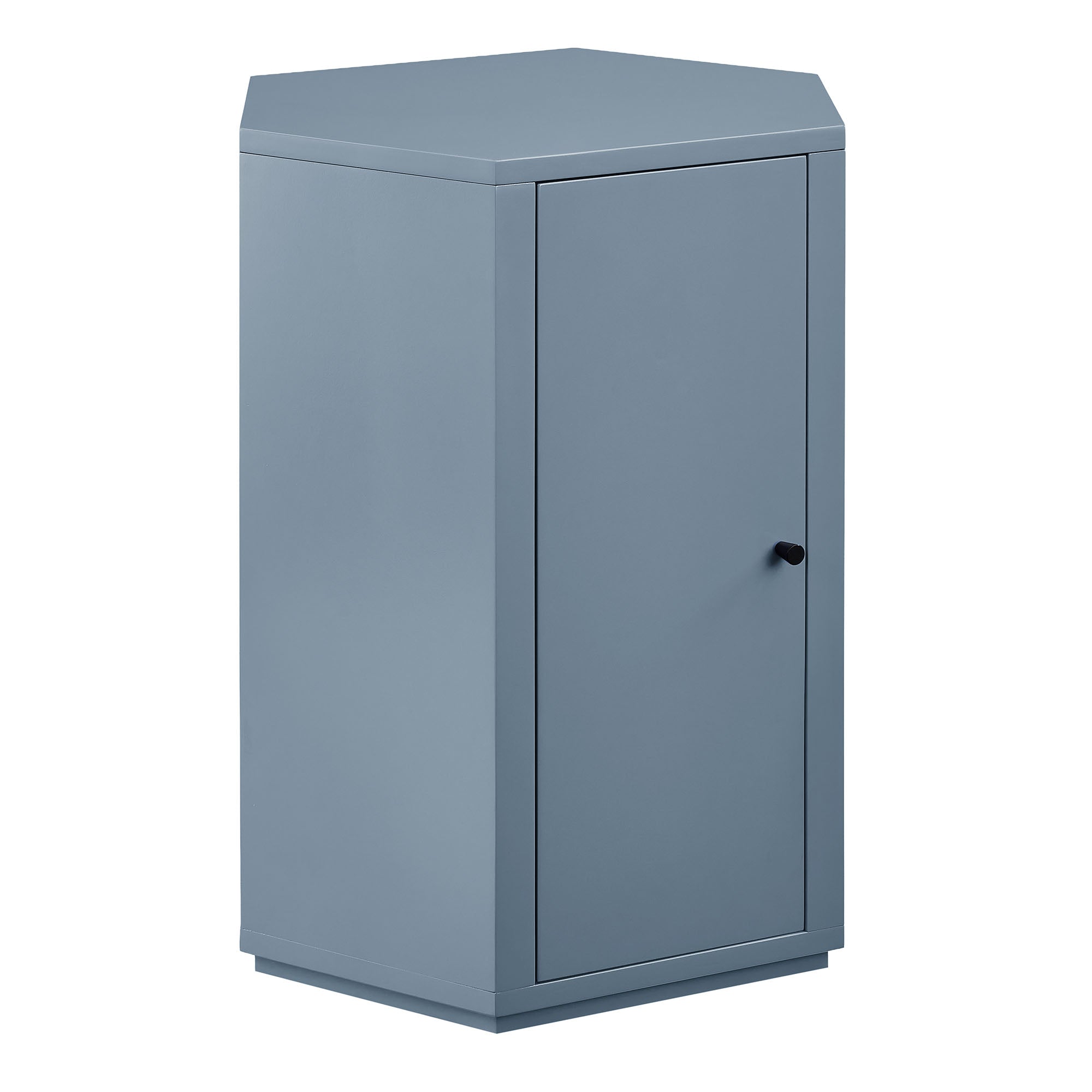 Kade Faceted Semi-Gloss Side Table