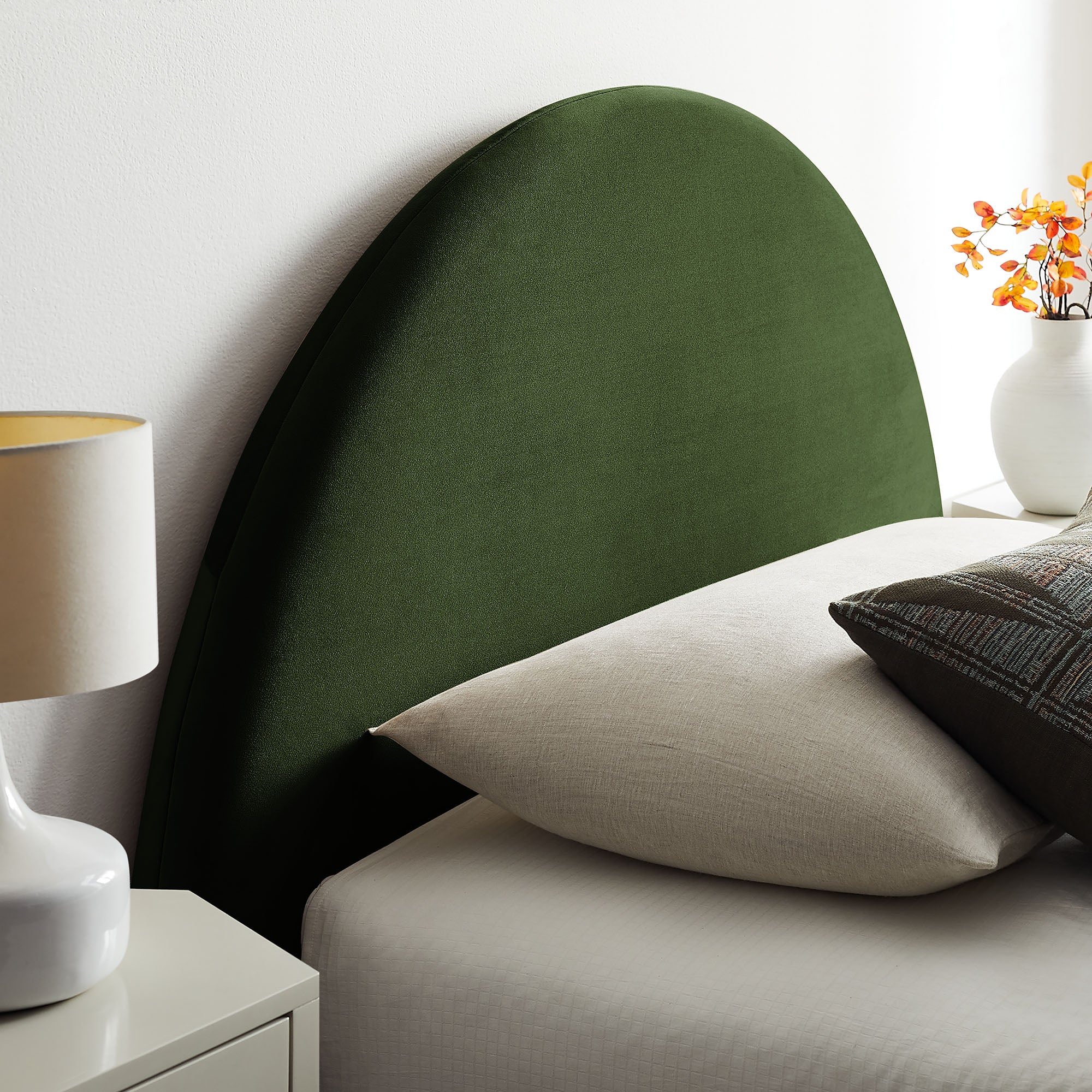 Resort Arched Performance Velvet Storage Platform Bed Frame