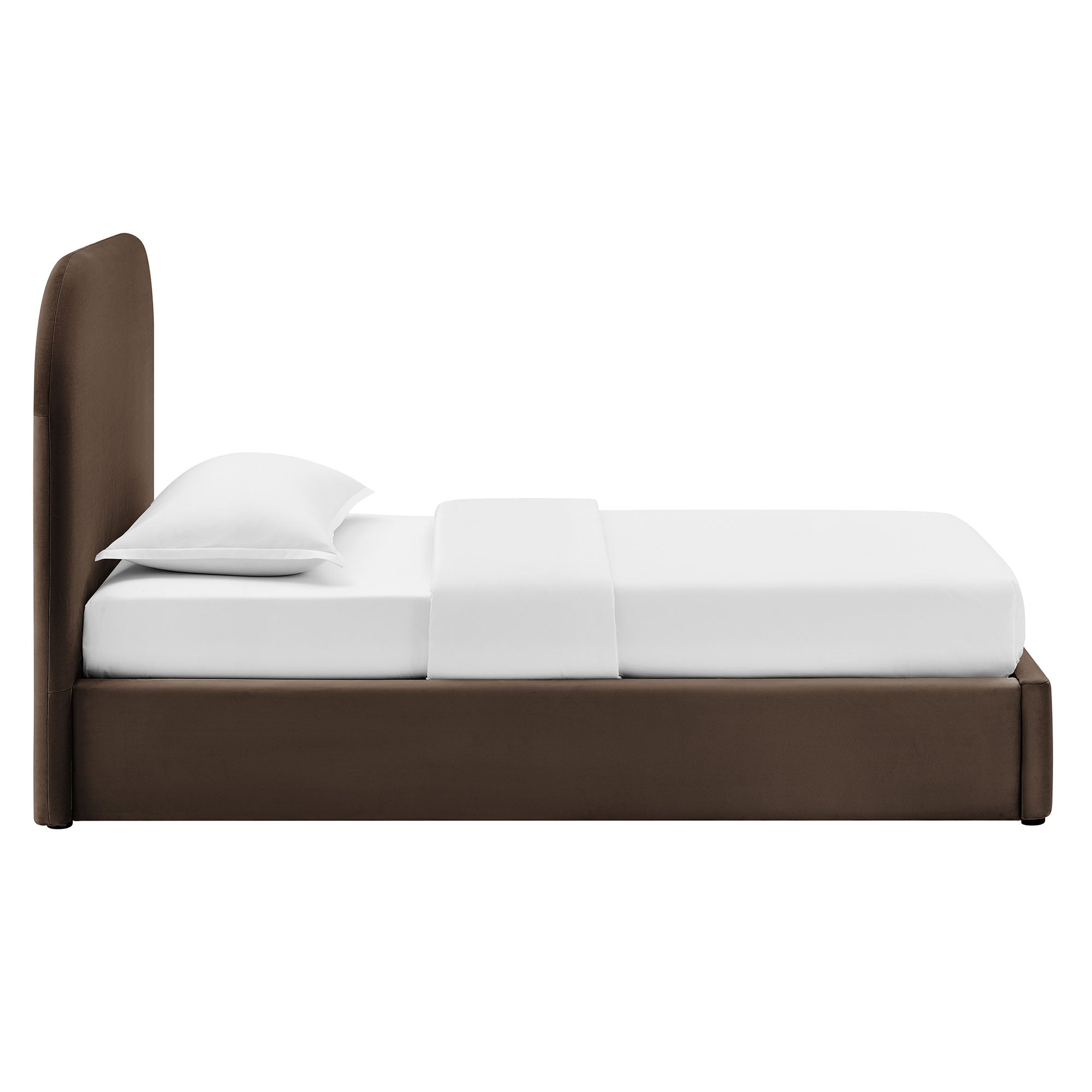 Keynote Performance Velvet Storage Platform Bed Frame