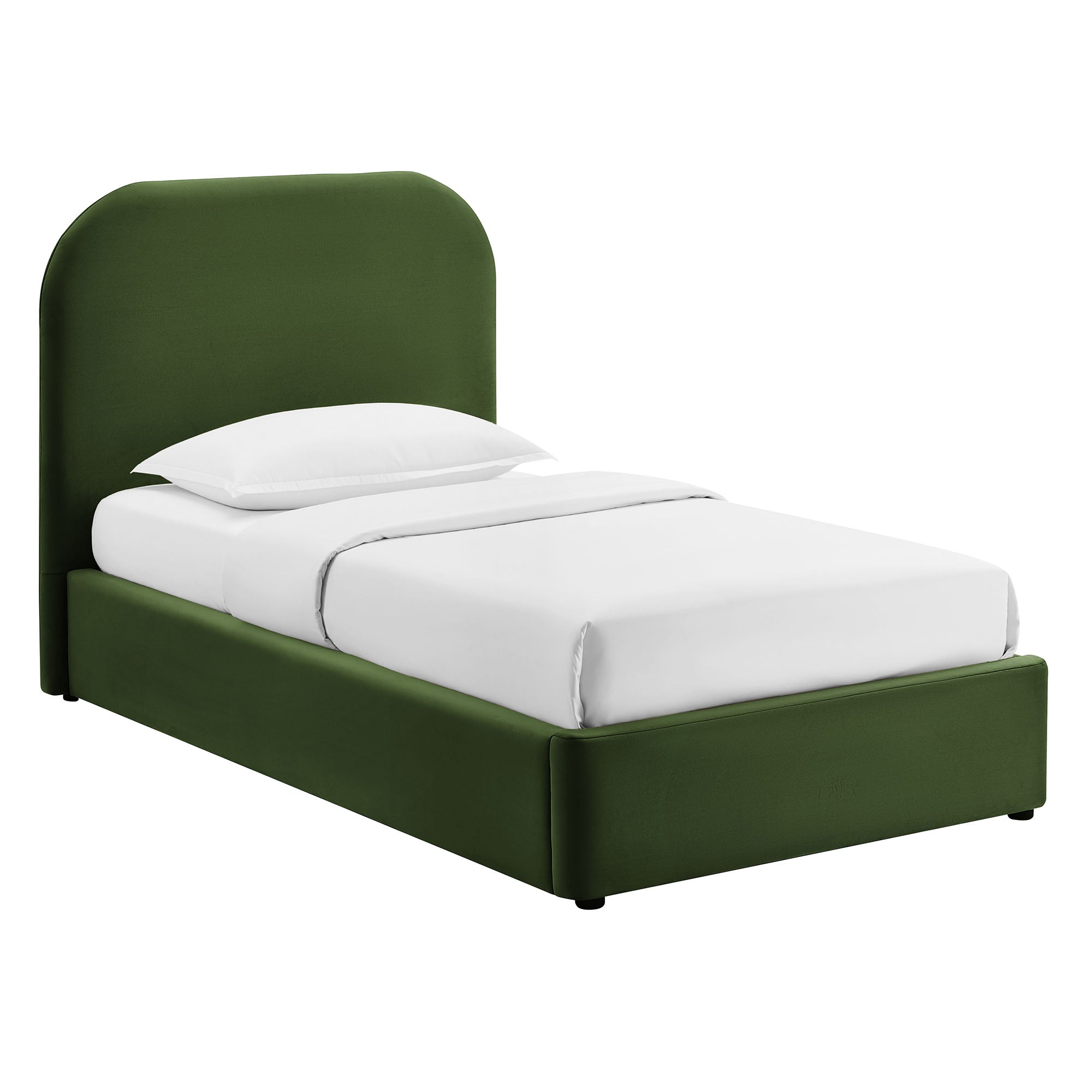 Keynote Performance Velvet Storage Platform Bed Frame