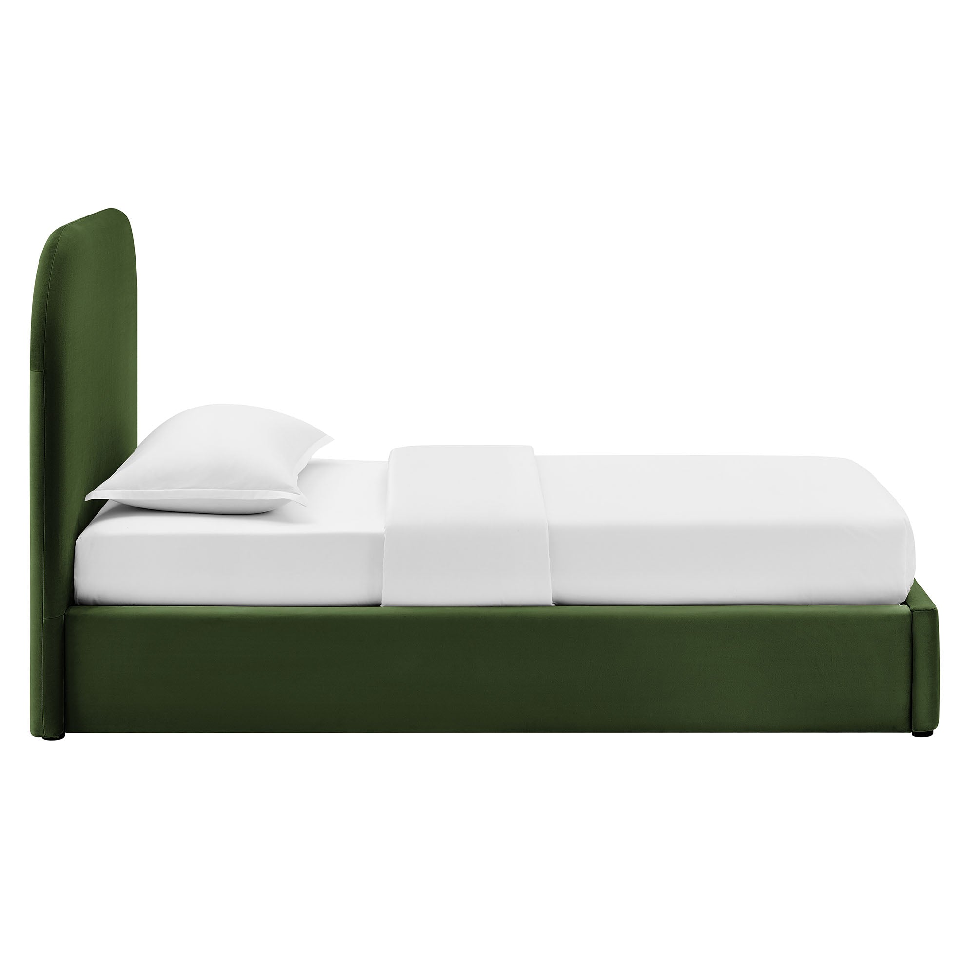 Keynote Performance Velvet Storage Platform Bed Frame