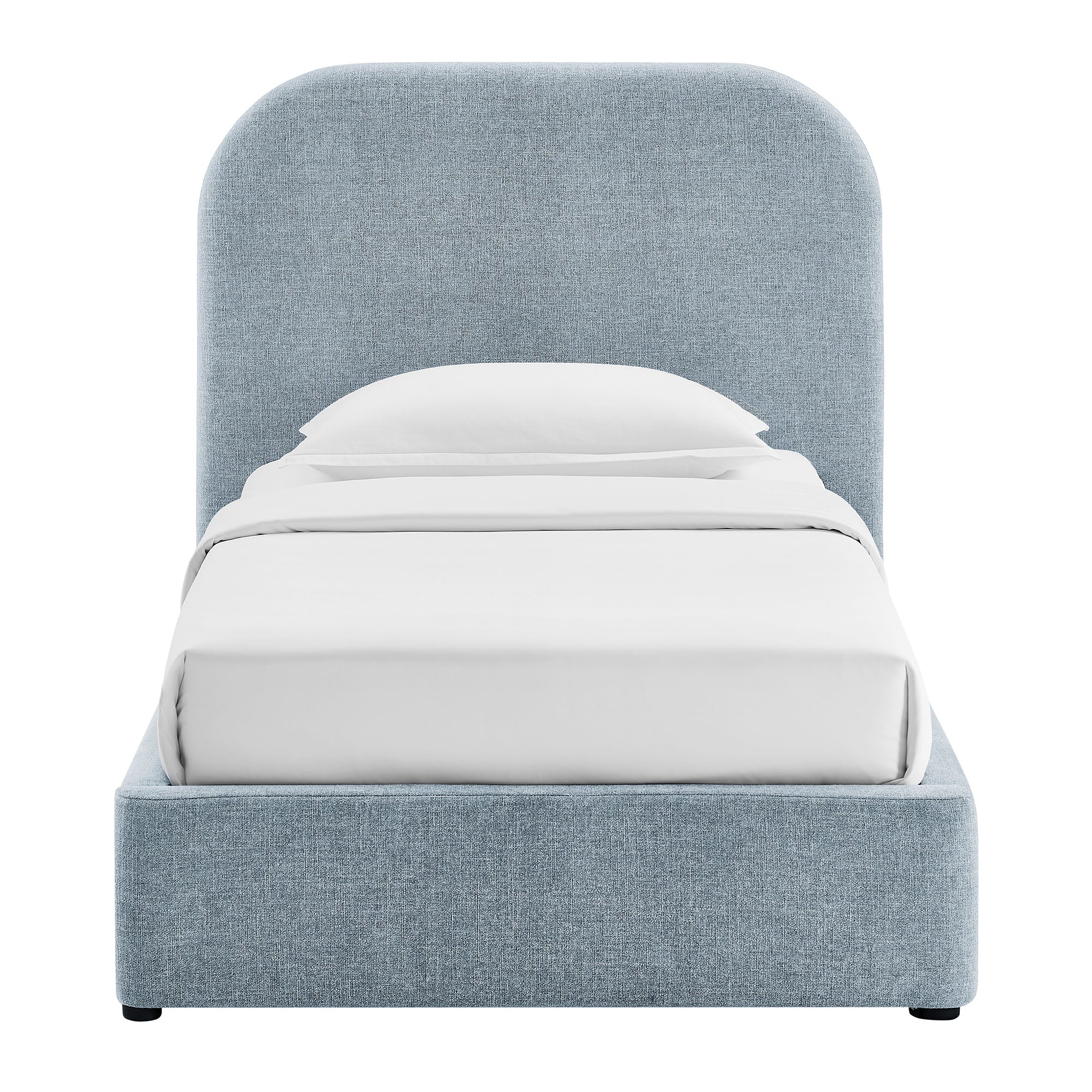 Keynote Fabric Upholstered Storage Platform Bed Frame