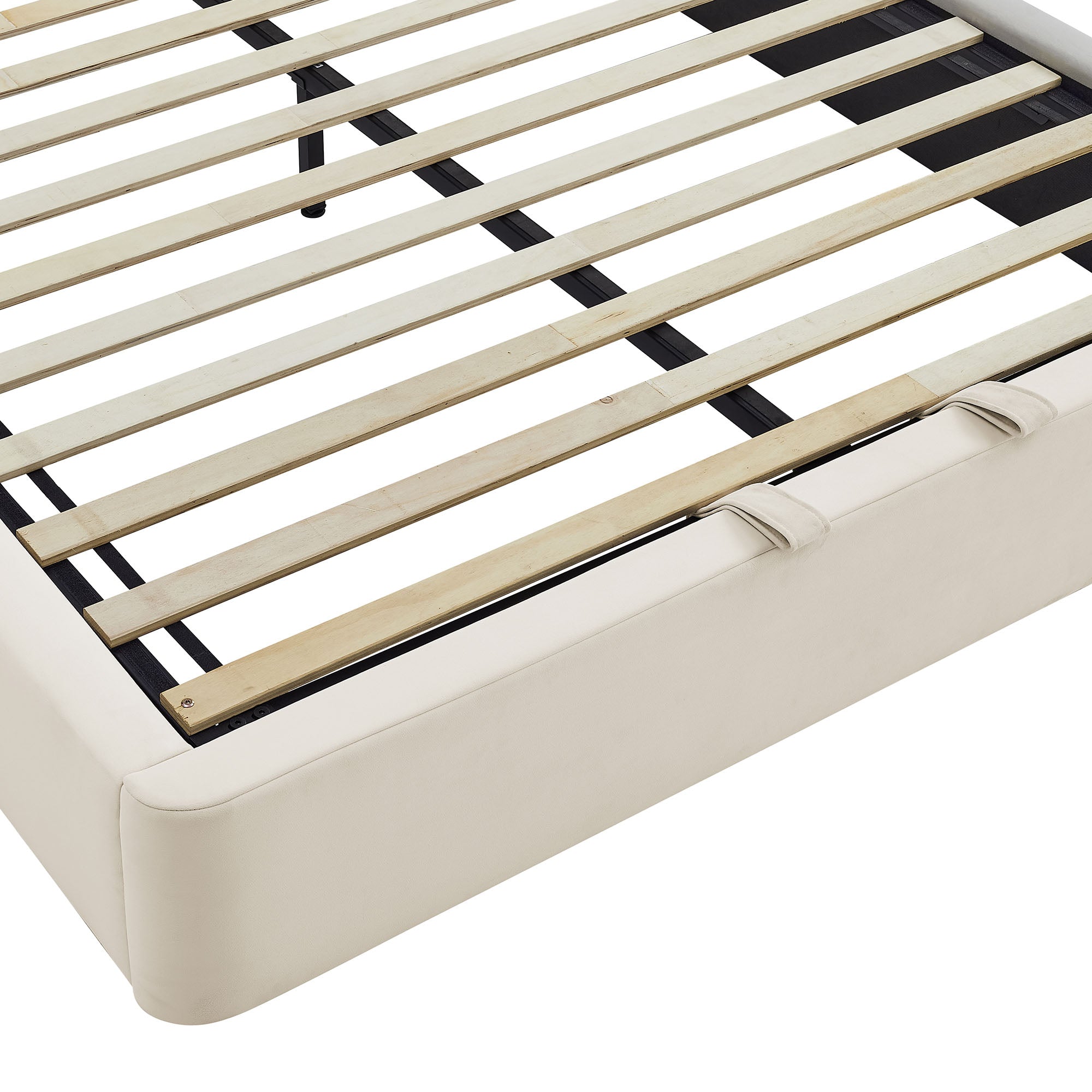 Keynote Performance Velvet Storage Platform Bed Frame