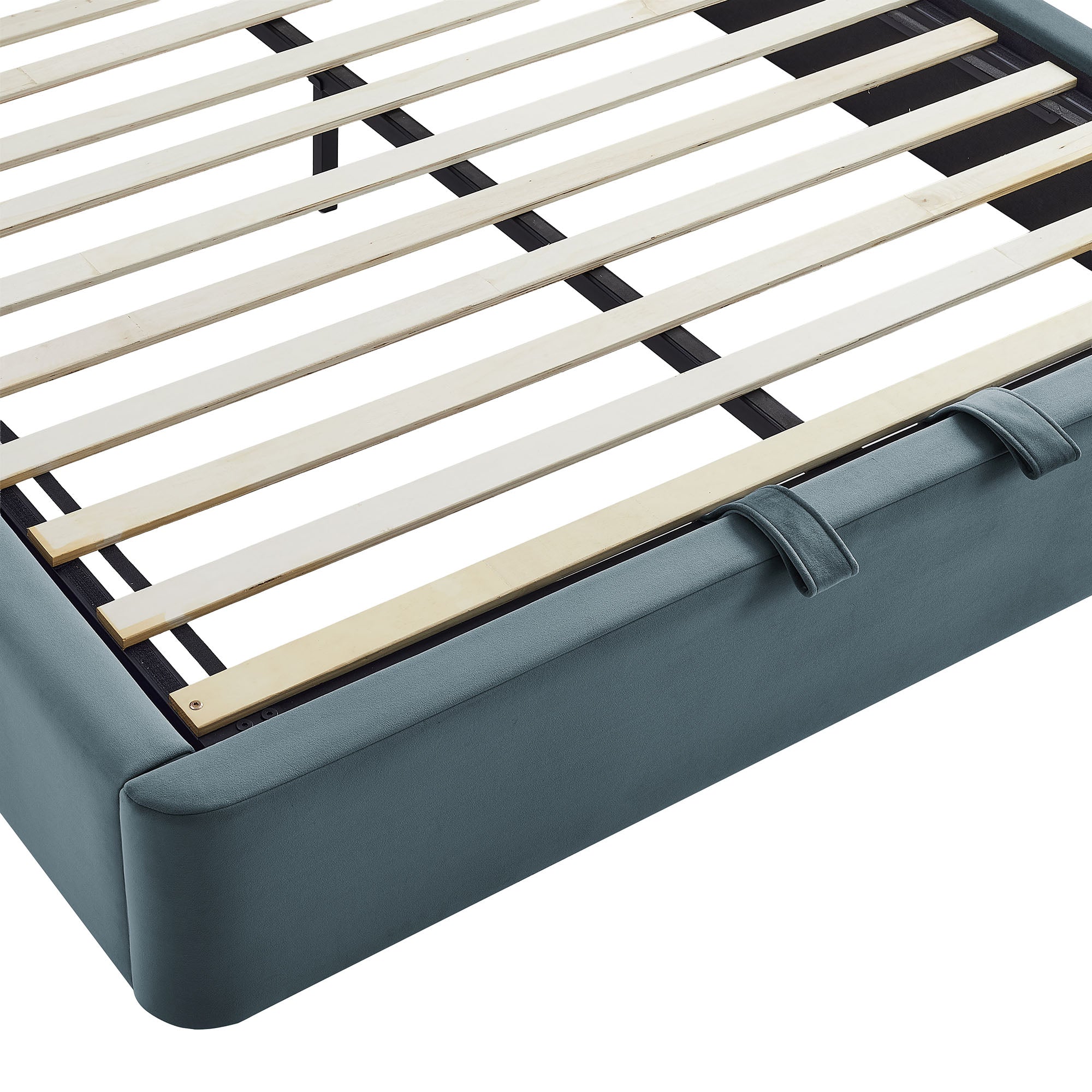 Keynote Performance Velvet Storage Platform Bed Frame
