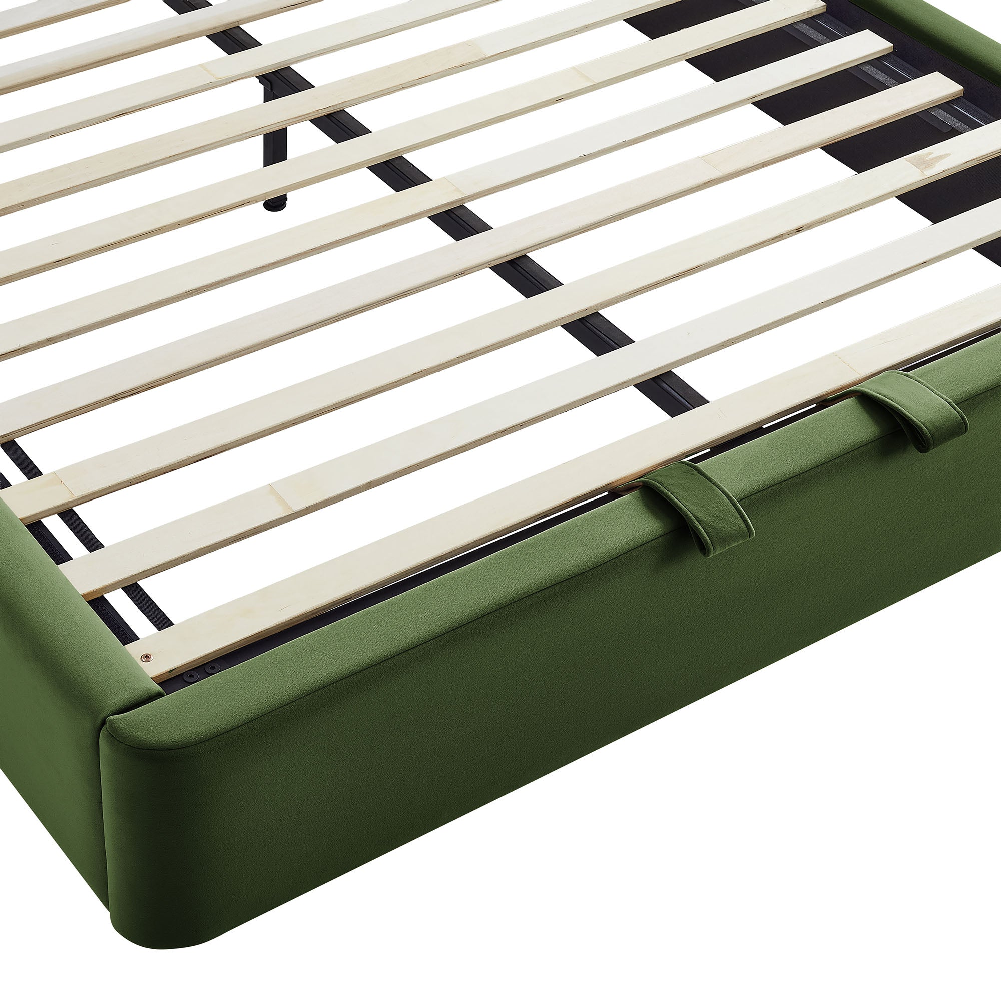 Keynote Performance Velvet Storage Platform Bed Frame