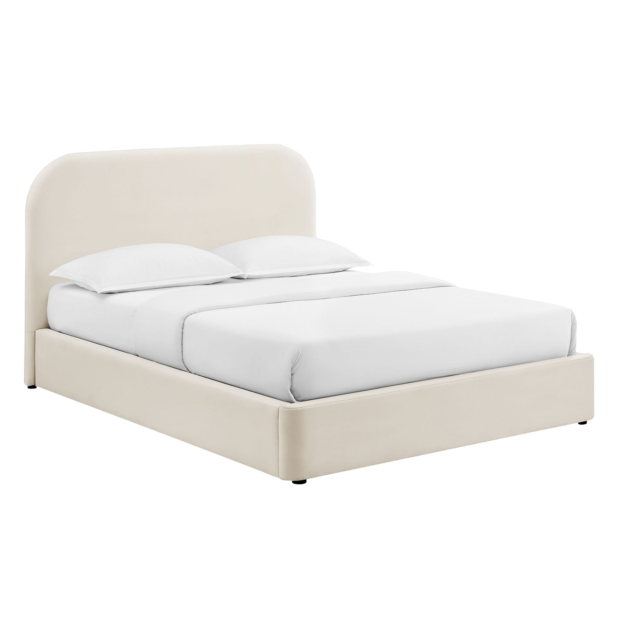 Keynote Performance Velvet Storage Platform Bed Frame