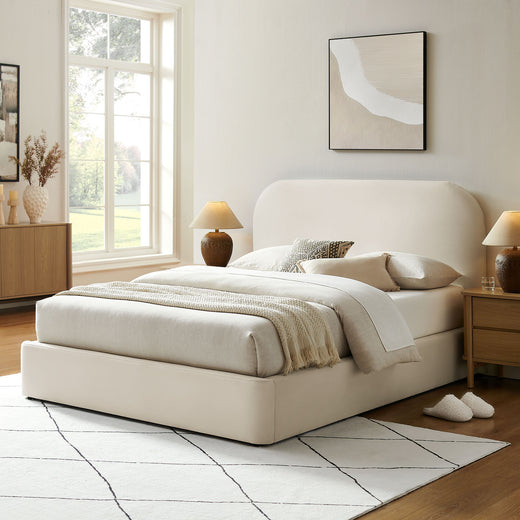 Keynote Performance Velvet Storage Platform Bed Frame
