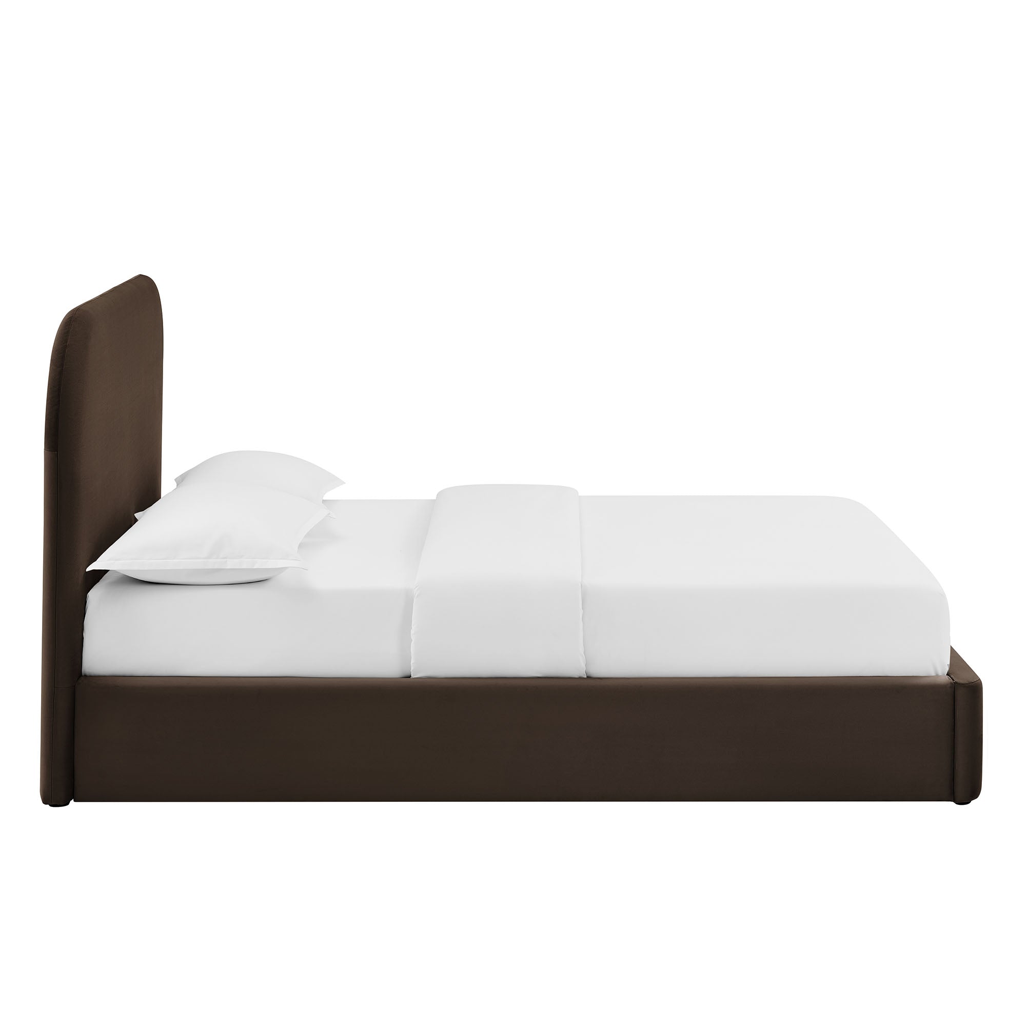 Keynote Performance Velvet Storage Platform Bed Frame