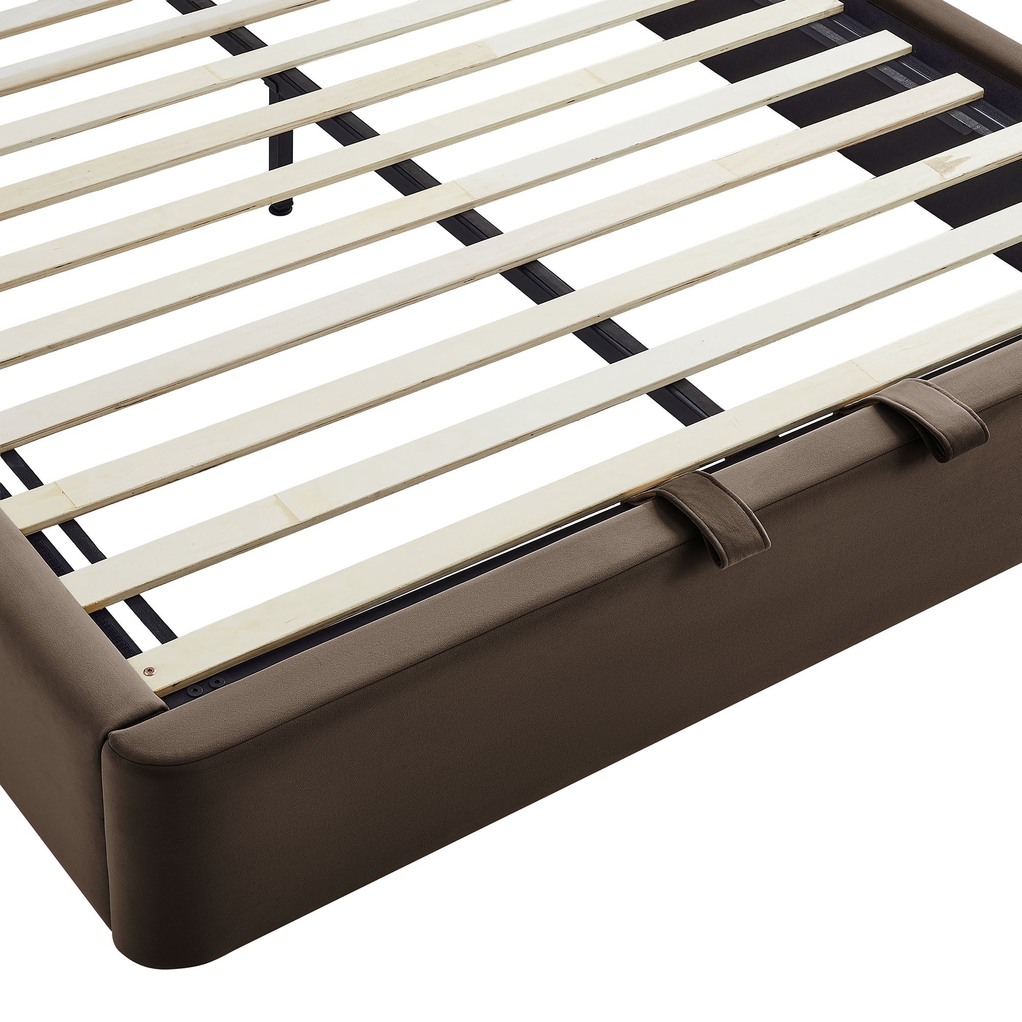 Keynote Performance Velvet Storage Platform Bed Frame