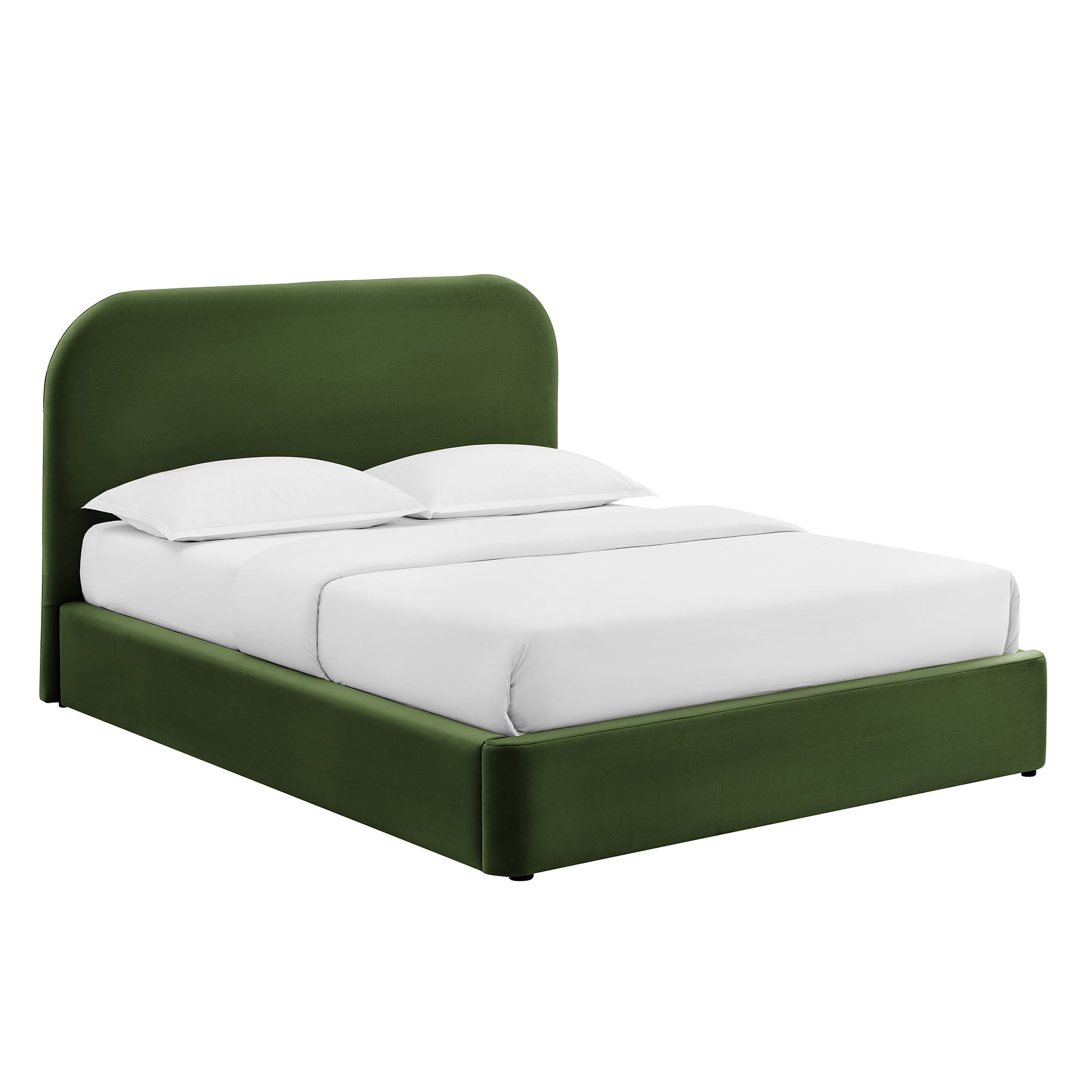 Keynote Performance Velvet Storage Platform Bed Frame