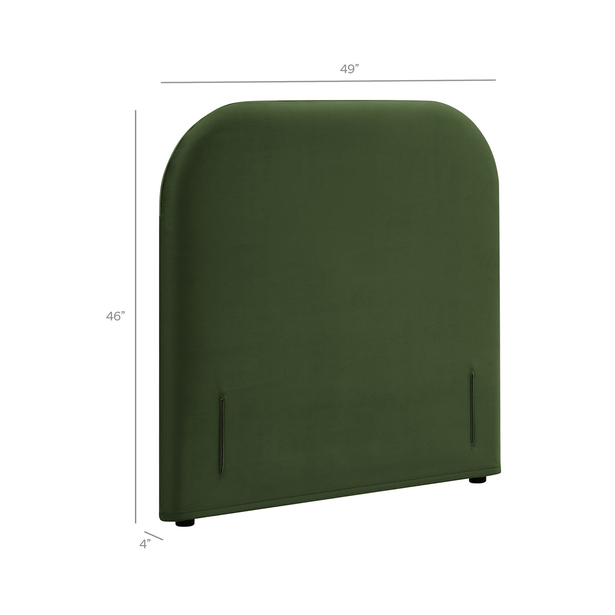 Keynote Stain-Resistant Performance Velvet Headboard