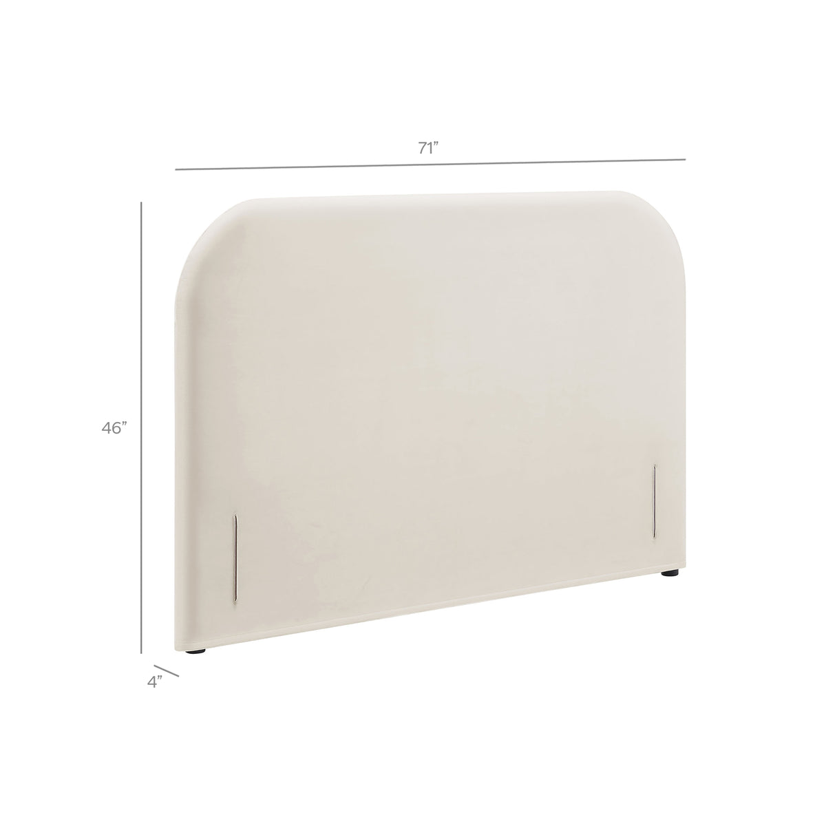 Keynote Stain-Resistant Performance Velvet Headboard