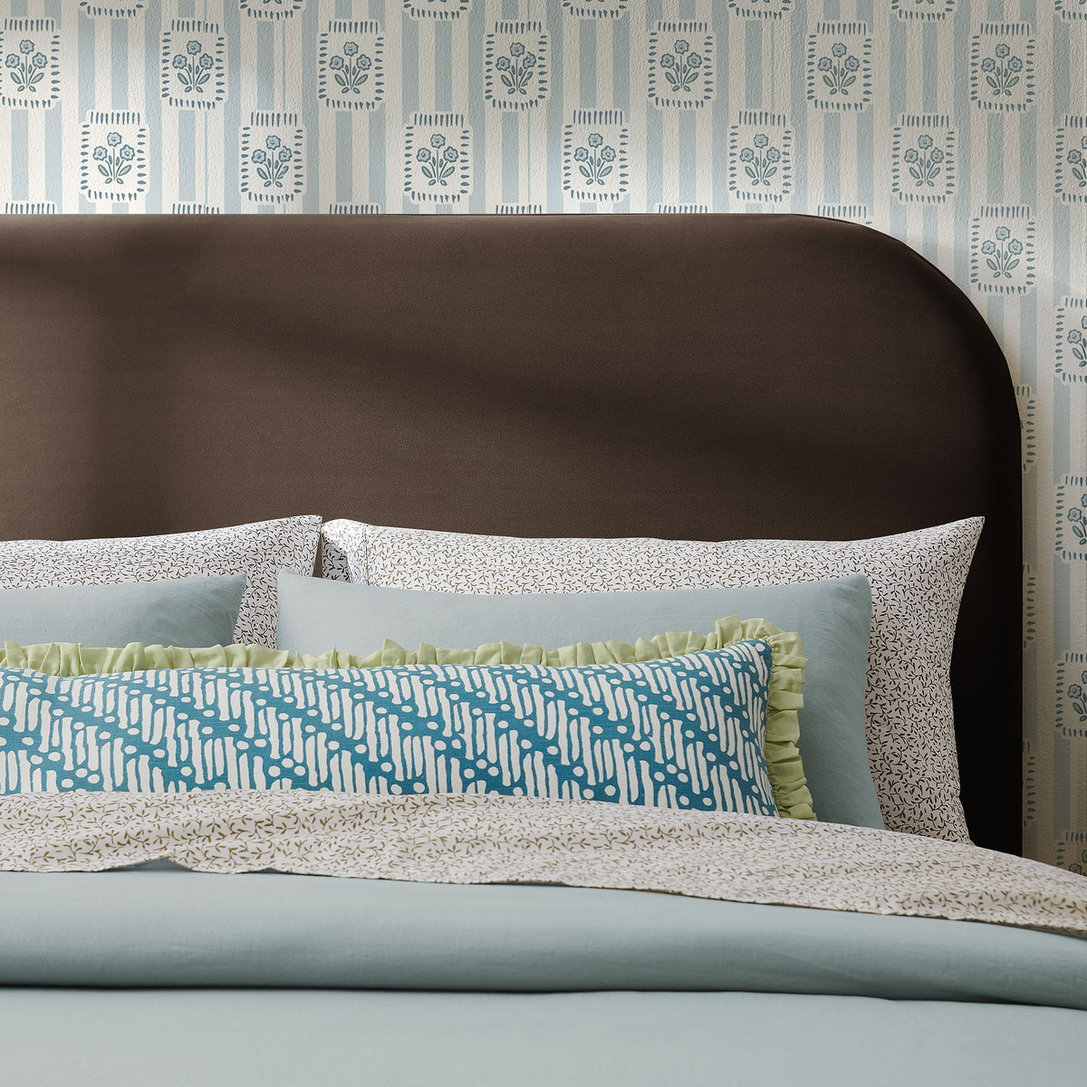 Keynote Stain-Resistant Performance Velvet Headboard