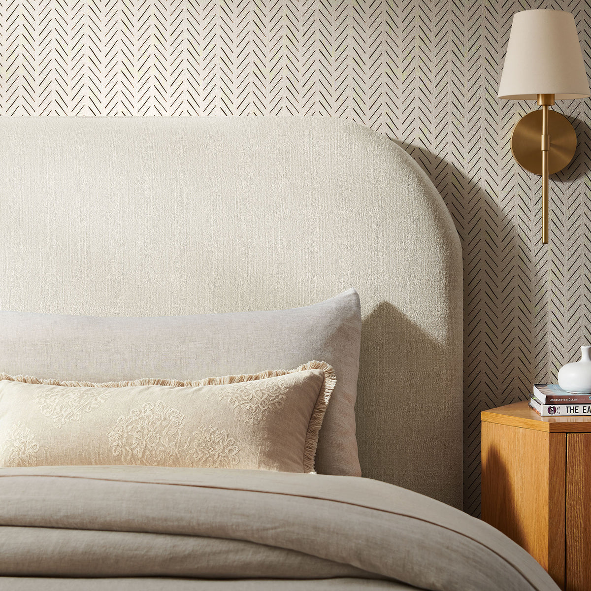 Keynote Upholstered Fabric Headboard