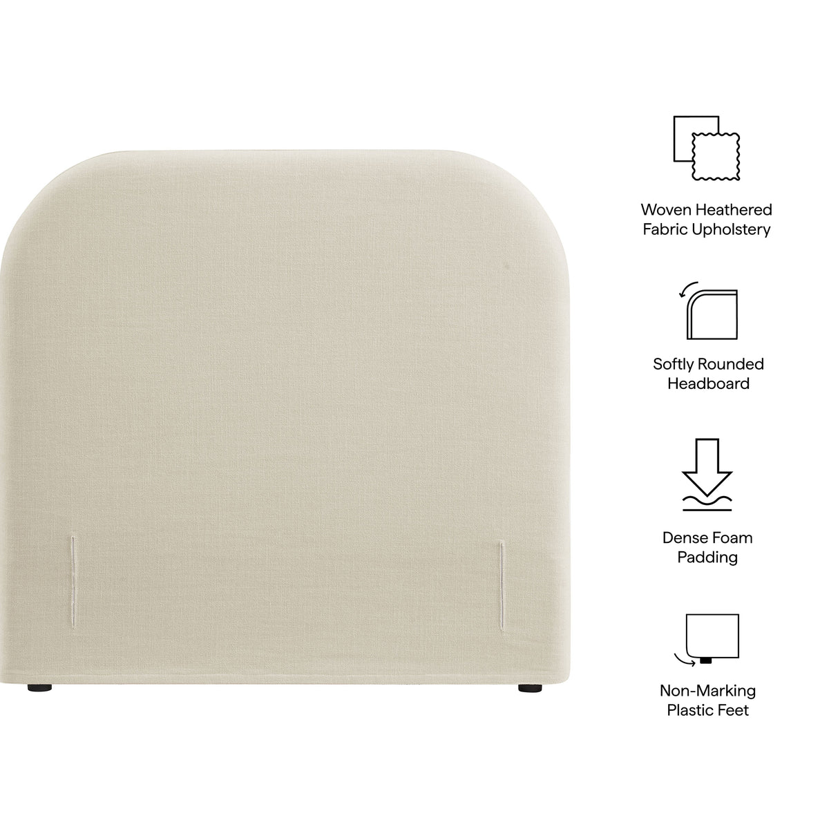 Keynote Upholstered Fabric Headboard