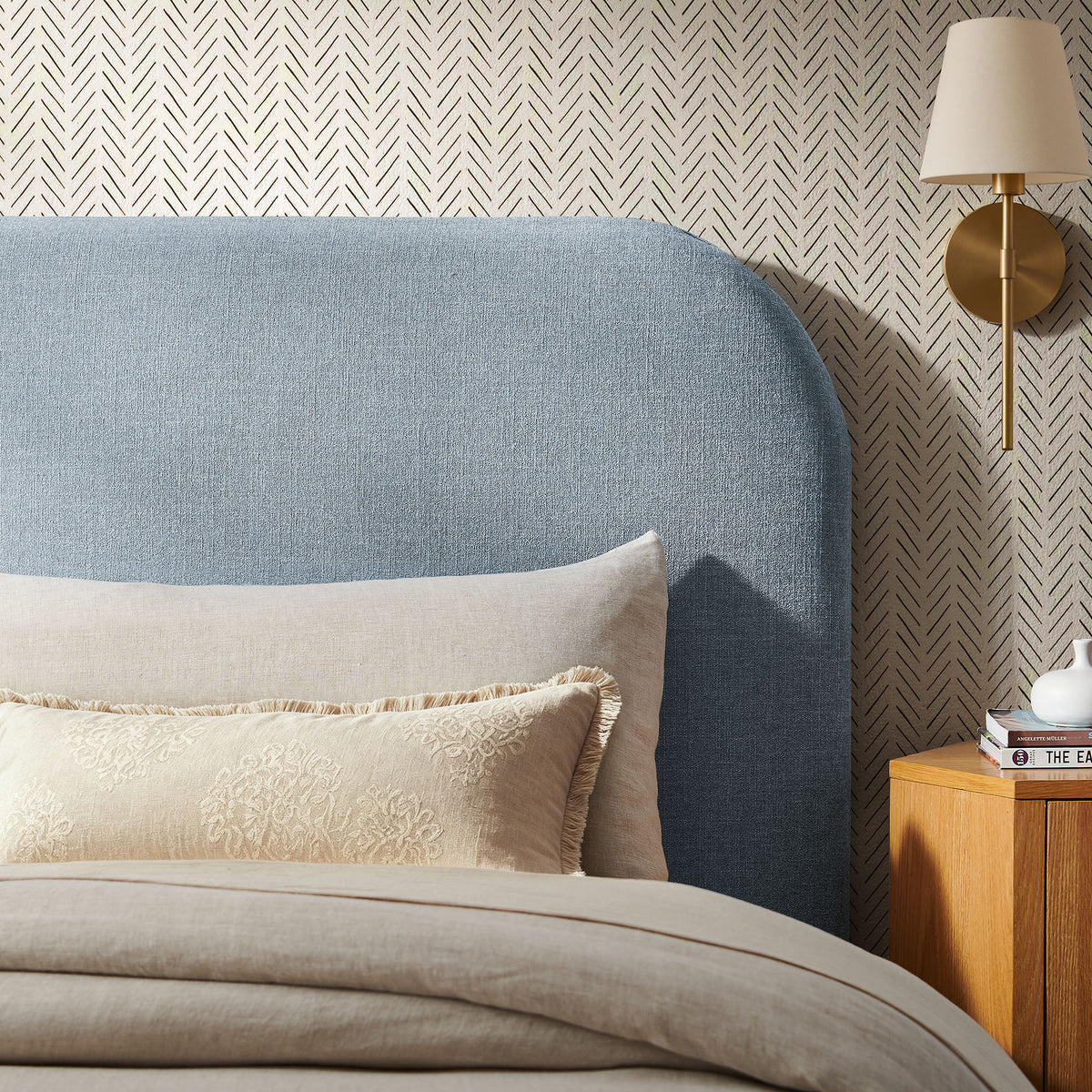 Keynote Upholstered Fabric Headboard