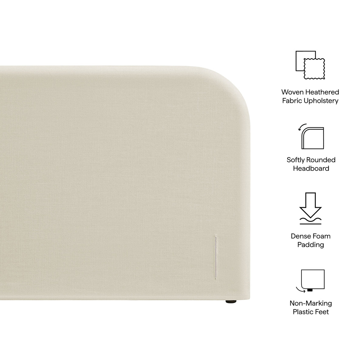 Keynote Upholstered Fabric Headboard
